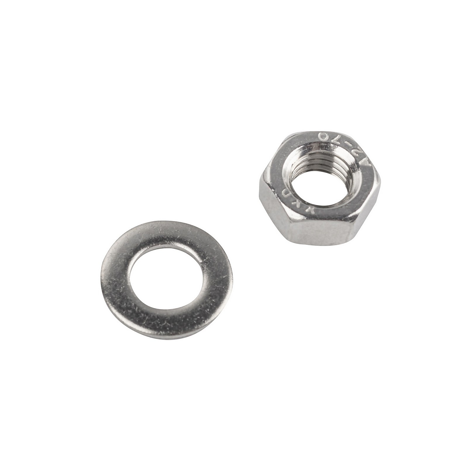 Photo of Homebase Stainless Steel Hex Nut & Washer M8 5 Pack