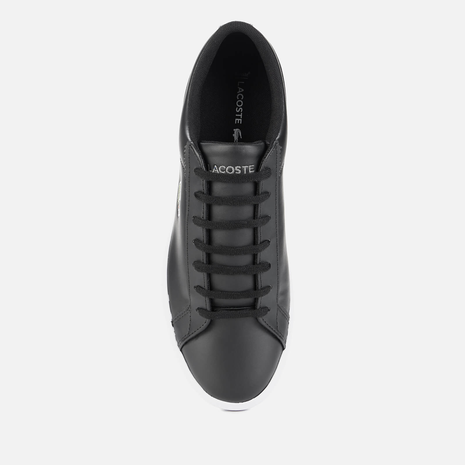 Lacoste Men's Lerond Bl21 1 Leather Vulcanised Trainers - Black/white - Uk 7 741cma0017312 Mens Footwear, Black