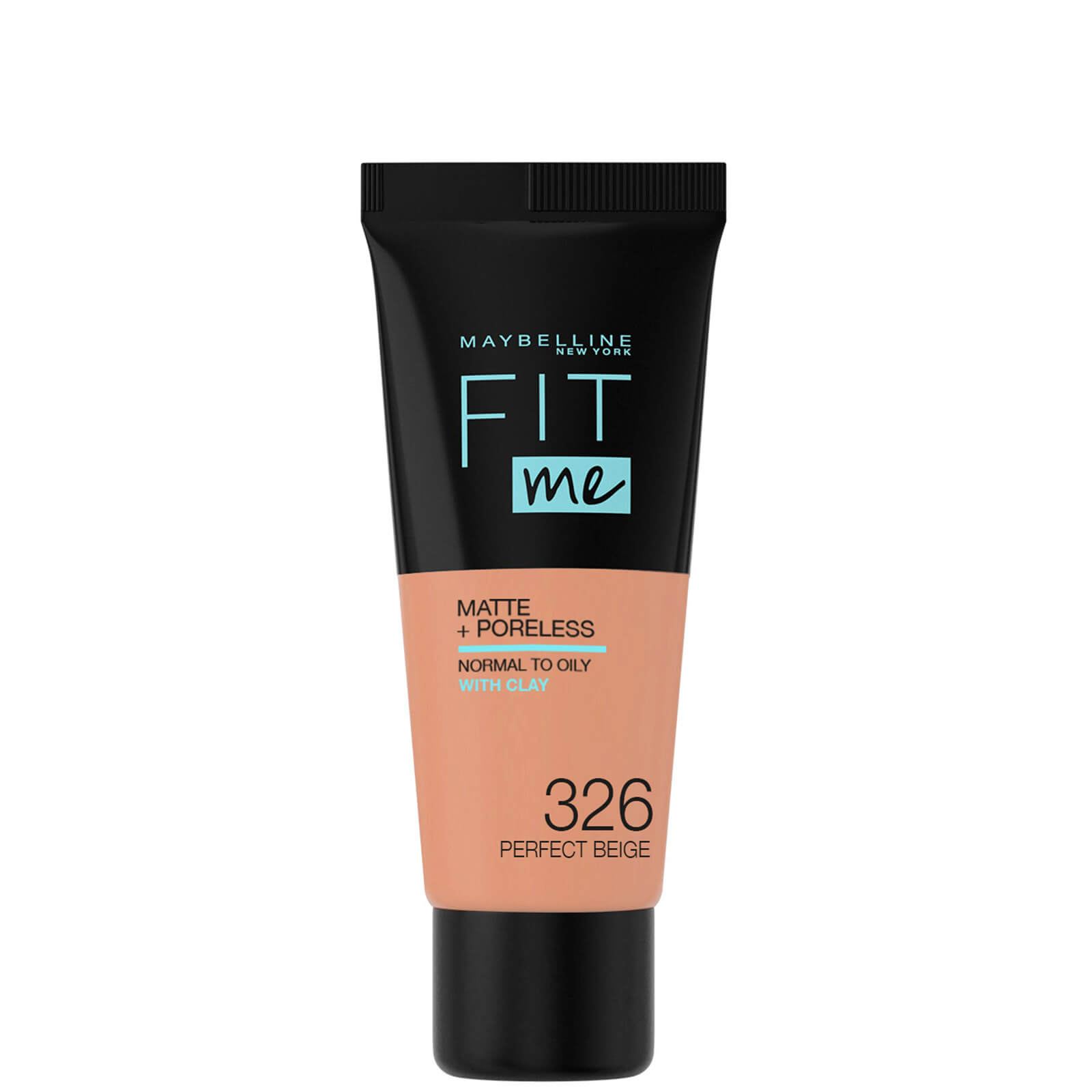 

Maybelline New York Fit Me Matte and Poreless Foundation - 326 Perfect Beige 30ml