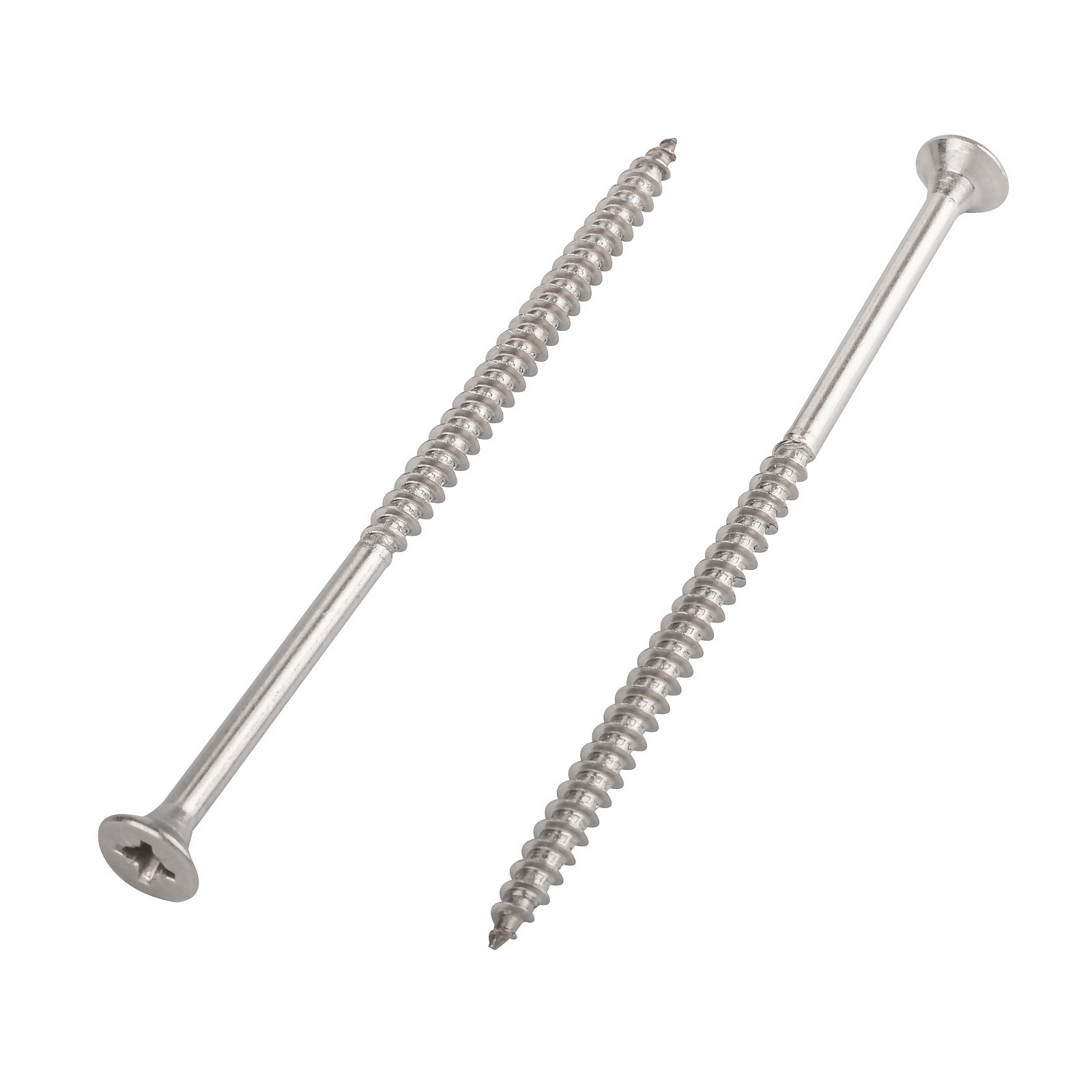 Photo of Homebase Stainless Steel Single Thread Screw 5 X 100mm 25 Pack