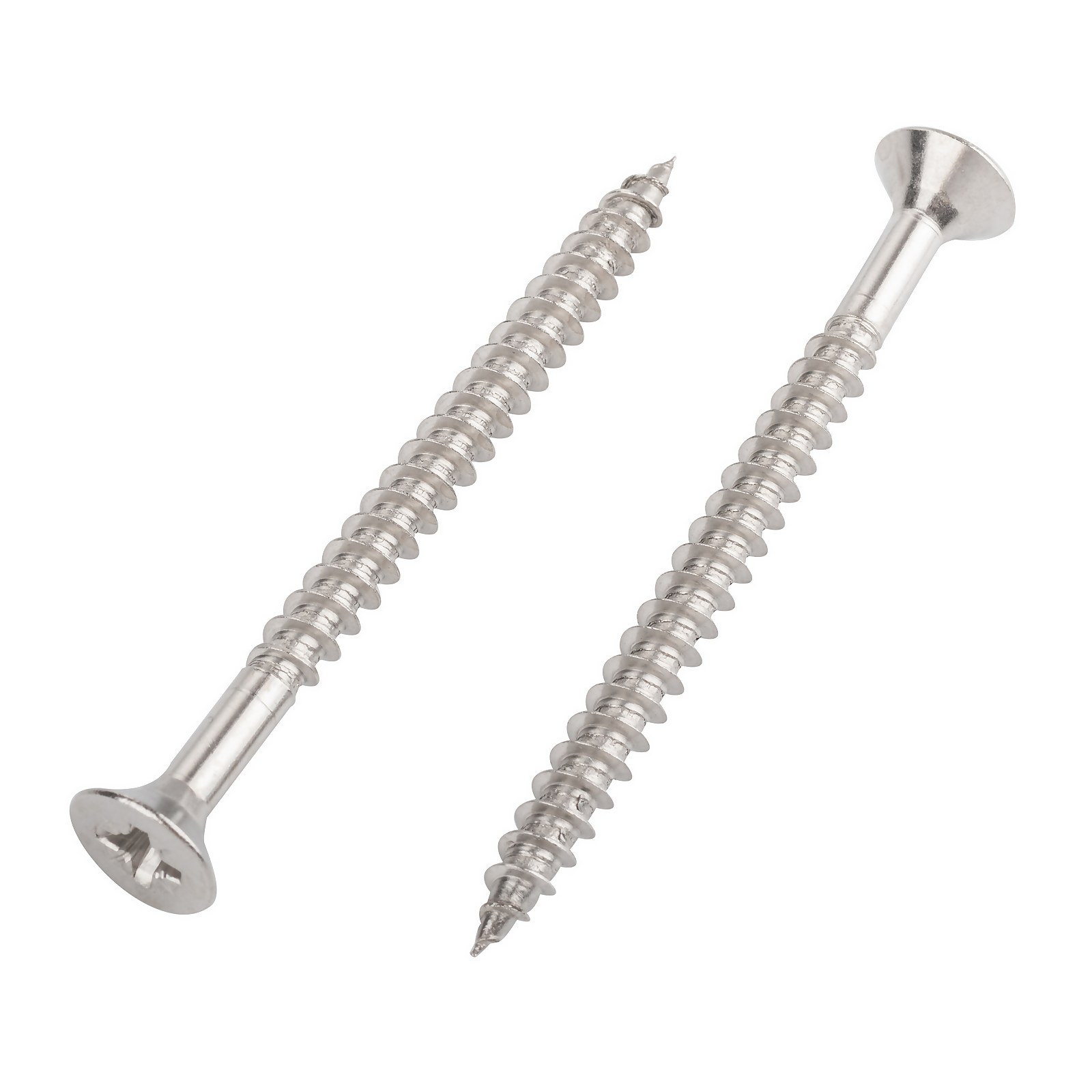 Photo of Homebase Stainless Steel Single Thread Screw 6 X 75mm 25 Pack