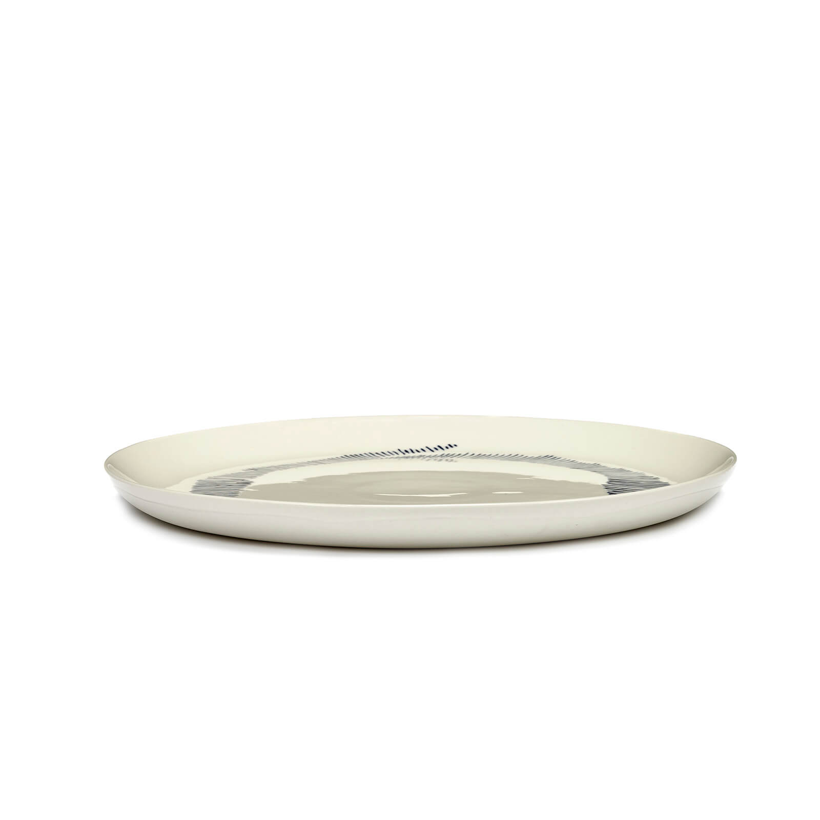 Serax - Feast Plate - Set of 2 - Large - Blue Swirl