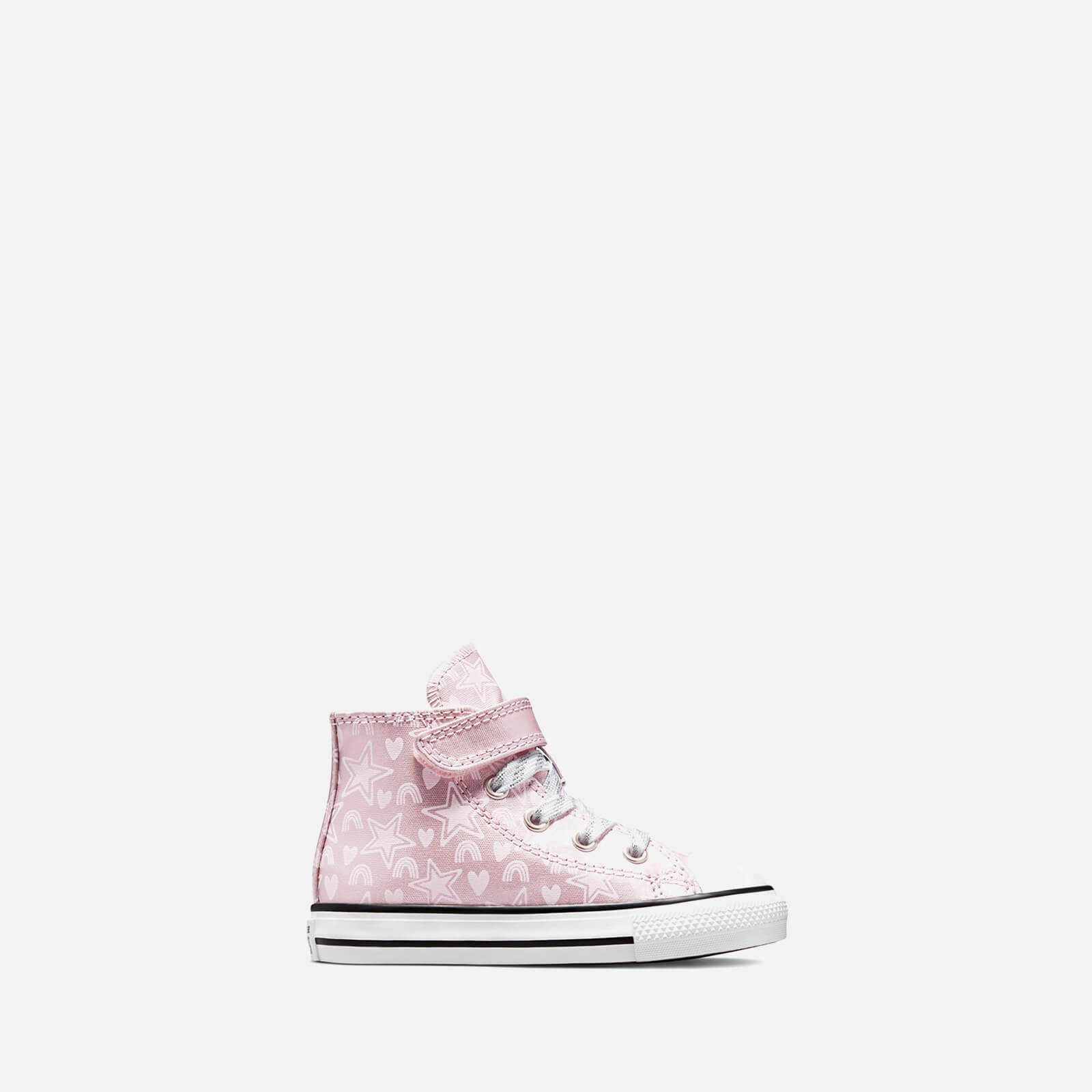 converse toddlers' chuck taylor all star 1v trainers - pink foam/egret/white - uk 8 toddler