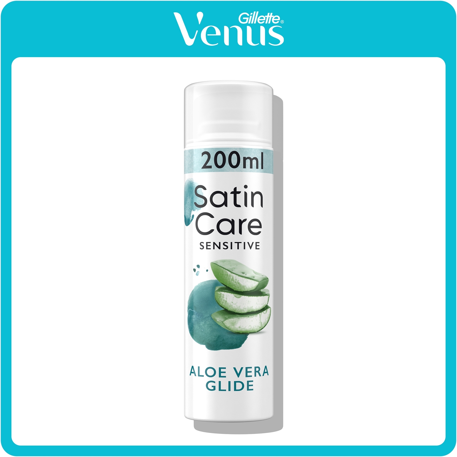 Satin Care Sensitive Aloe Vera Glide Shaving Gel 200ml Multi