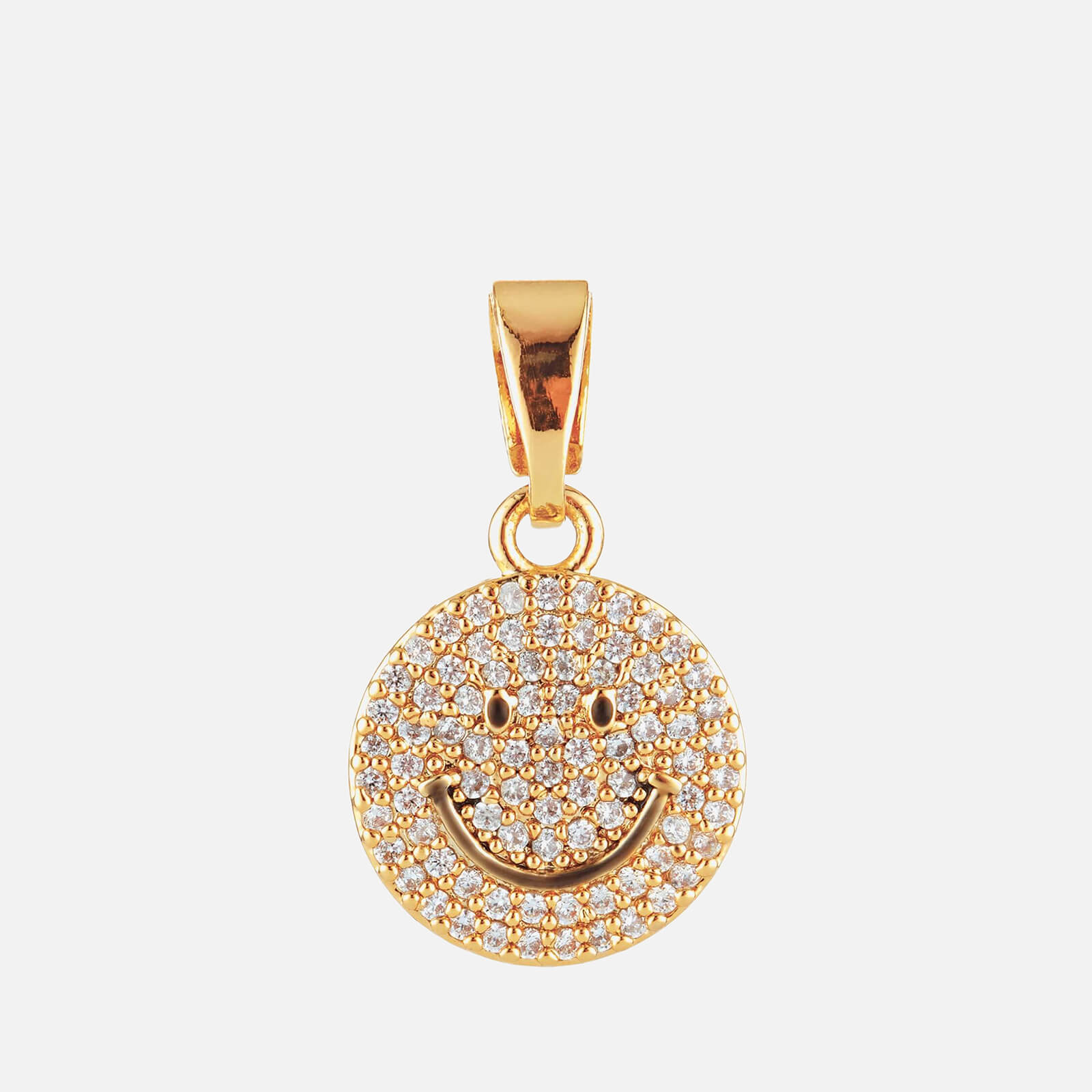 Image of Crystal Haze Women's Ms Vaxxine Crystal Smiley Pendant - Crystal