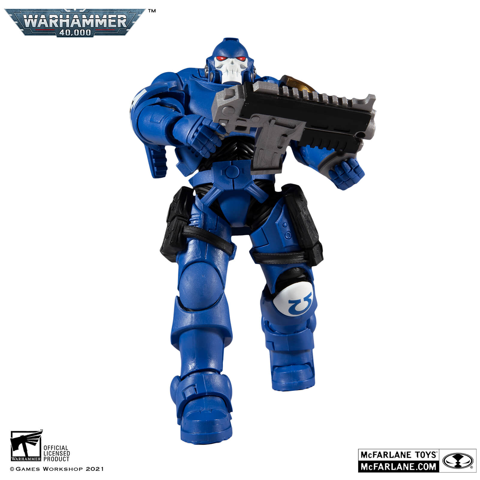 McFarlane Warhammer 40,000 7 Inch Action Figure - Ultramarines Reiver with Bolt Carbine