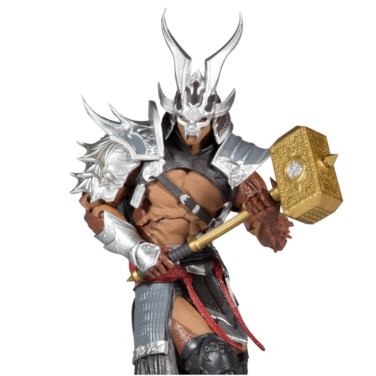 McFarlane Mortal Kombat 7 Inch Action Figure - Shao Kahn (Platinum Kahn)