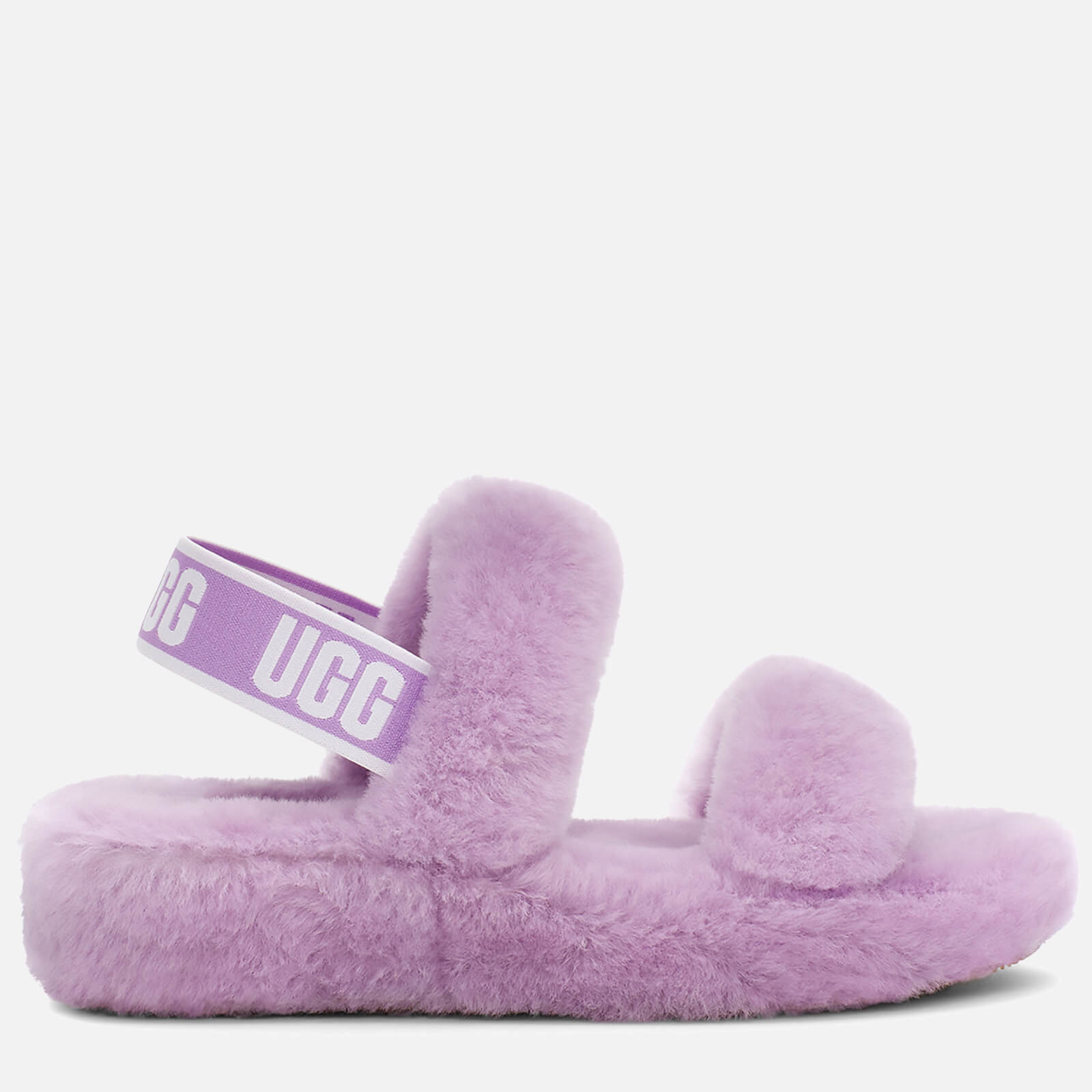 UGG Women's Oh Yeah Sheepskin Slippers - Lilac Bloom - UK 4
