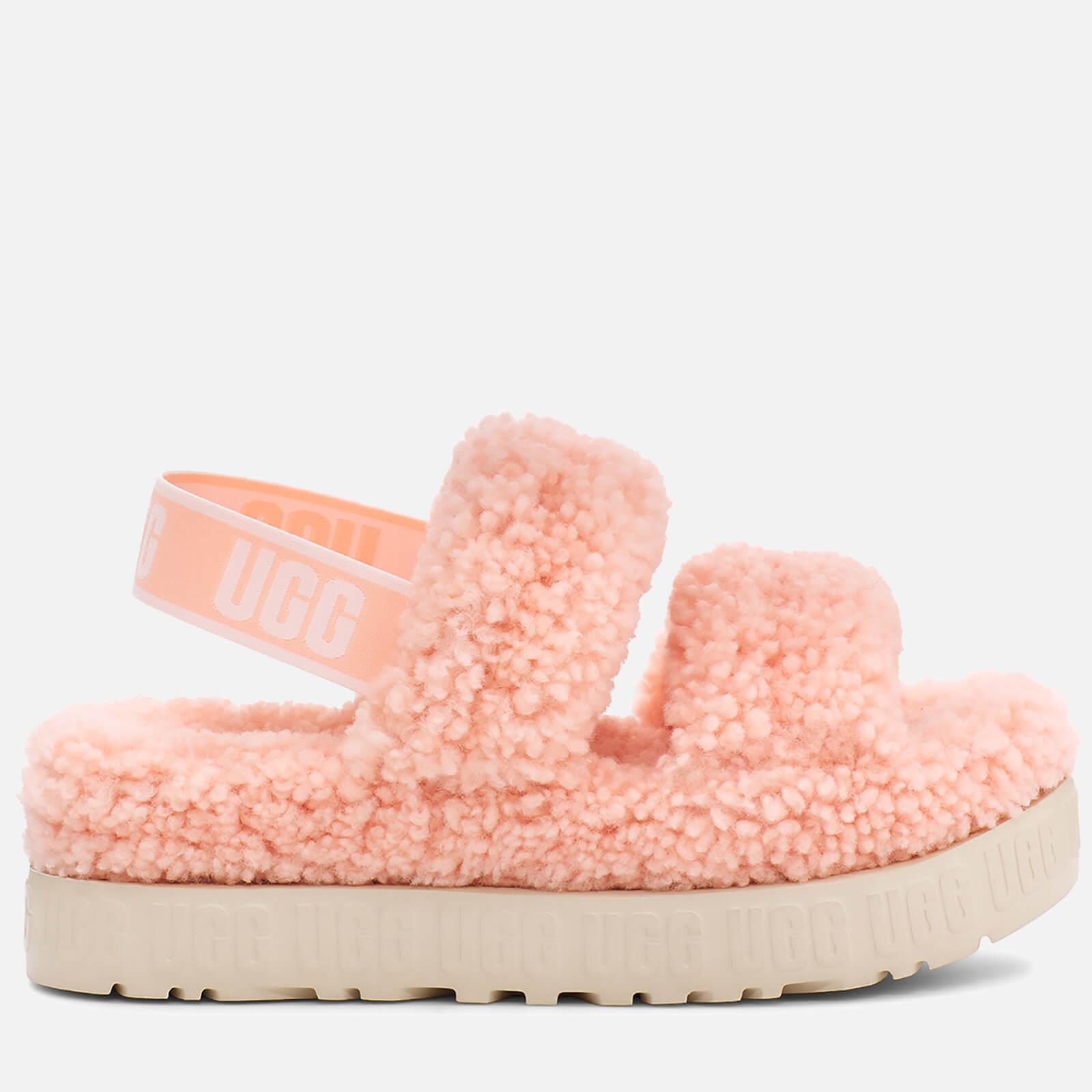 UGG Women's Oh Fluffita Sheepskin Slippers - Pink Dusk - UK 3