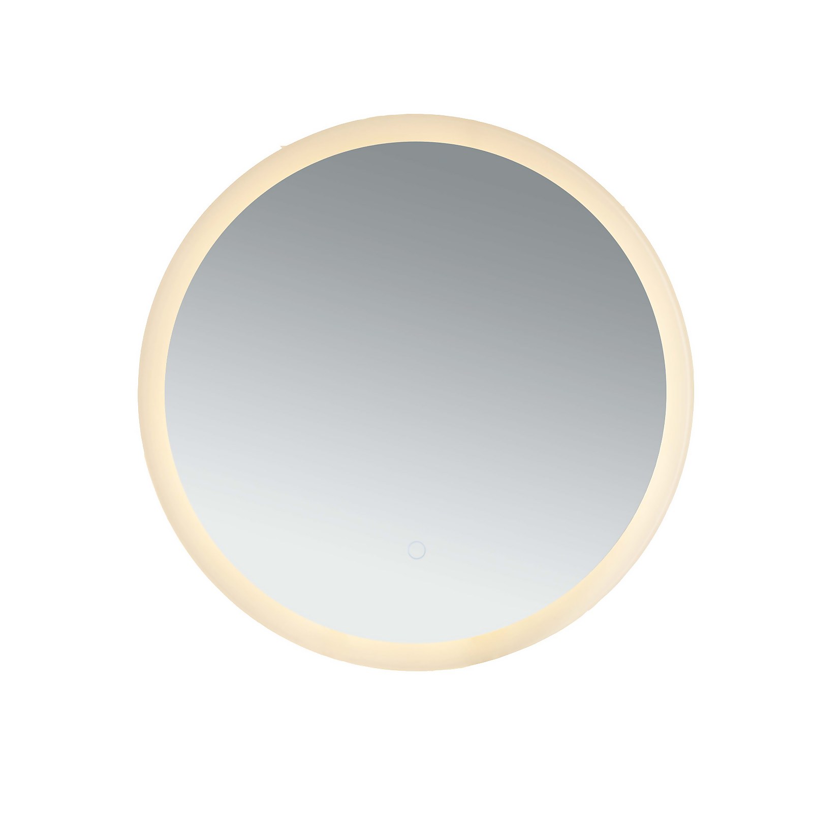 Photo of Oaksey Round Frosted Edge Mirror - 600mm