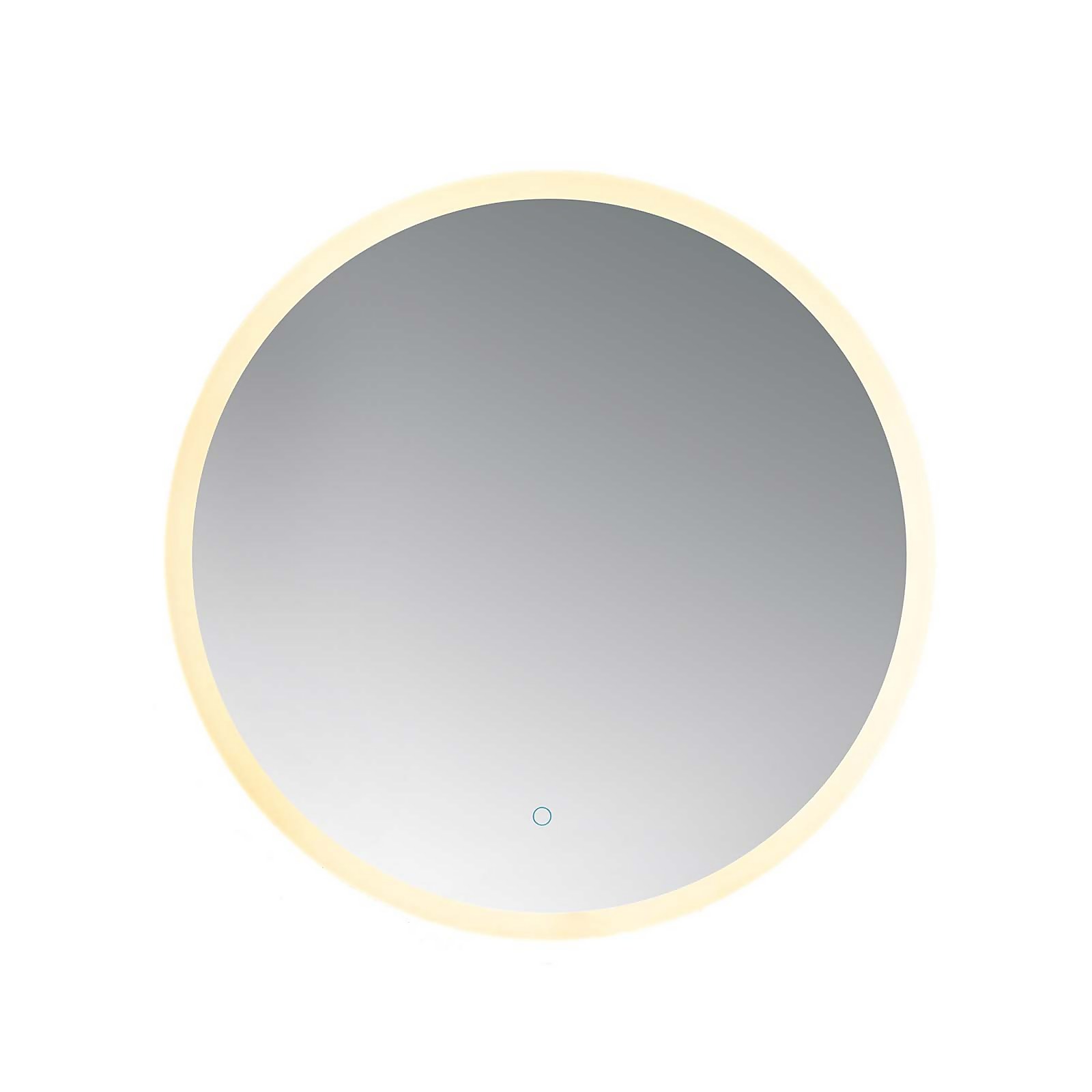 Photo of Burleigh Oval Acrylic Edge Mirror - 700x500mm