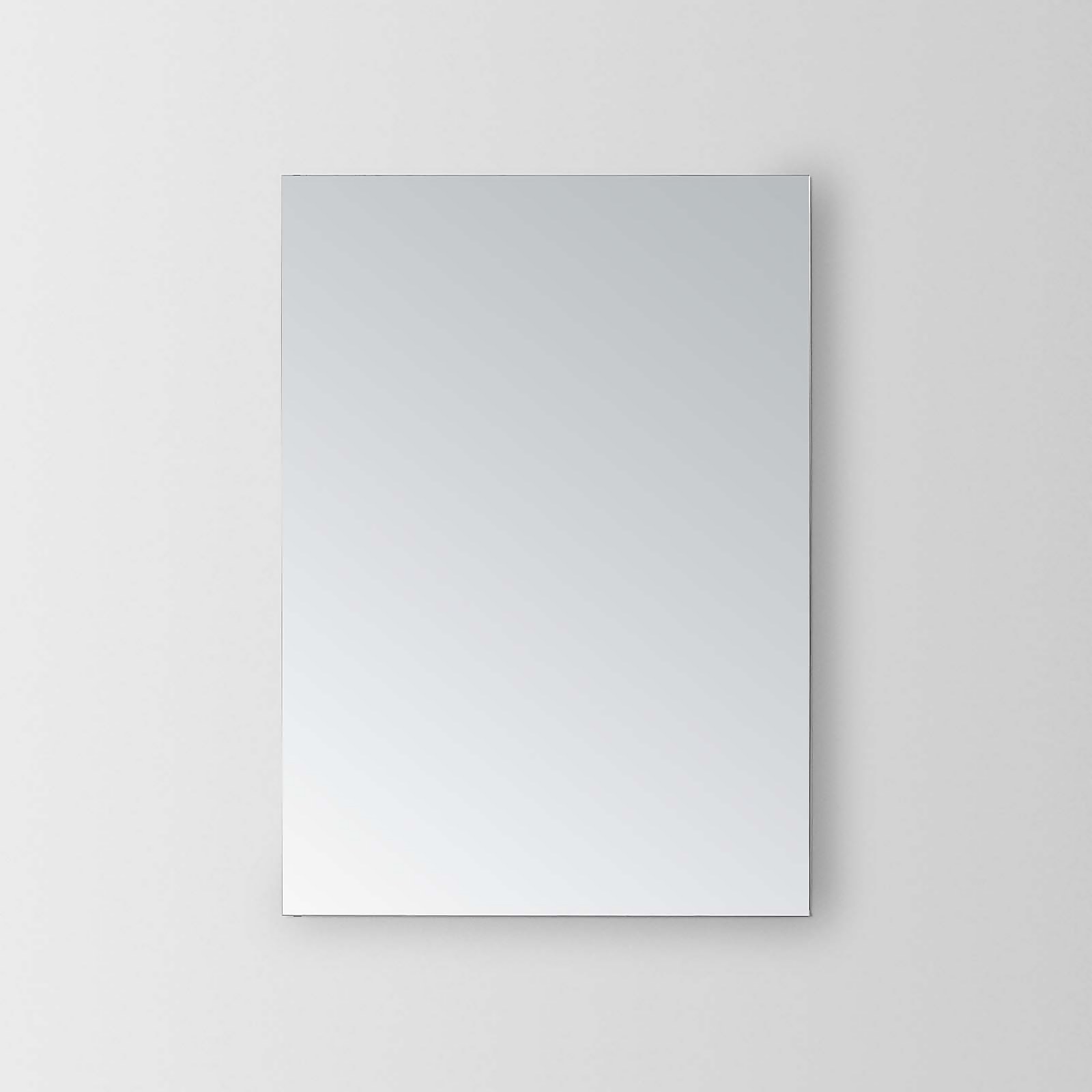 Photo of Badminton Single Door Bathroom Mirror Cabinet - 700x500mm