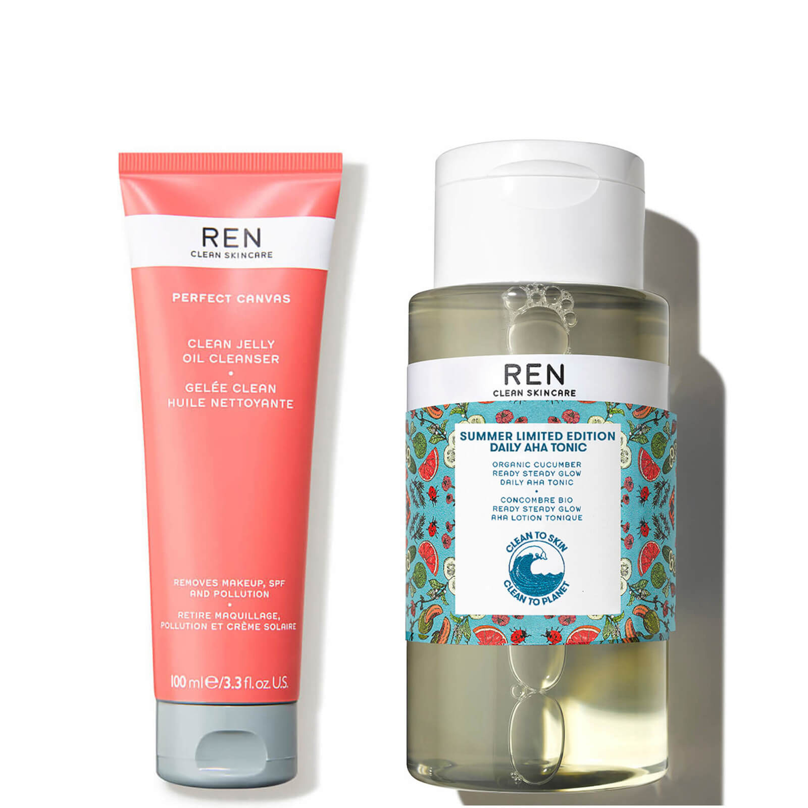 REN Clean Skincare The Cleanse & Tone Kit