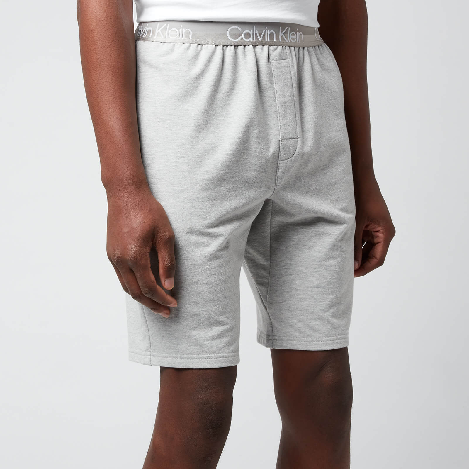 Calvin Klein Men's Sleep Shorts - Grey Heather - S