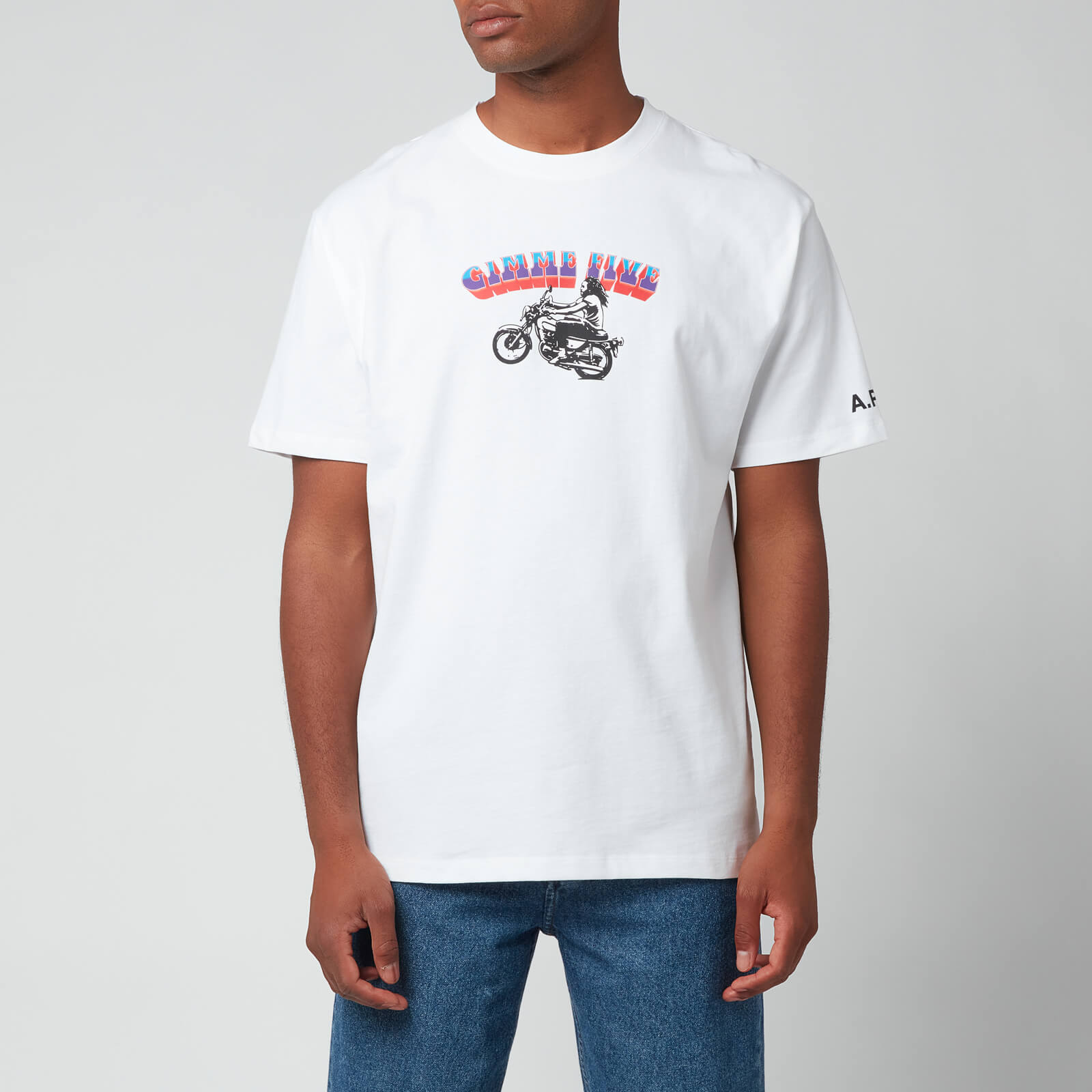 A.P.C. X Gimme 5 Men's Samy T-Shirt - White - S