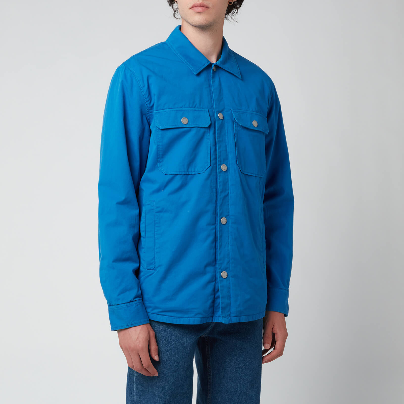 A.P.C. Men's Alex Jacket - Royal Blue - M