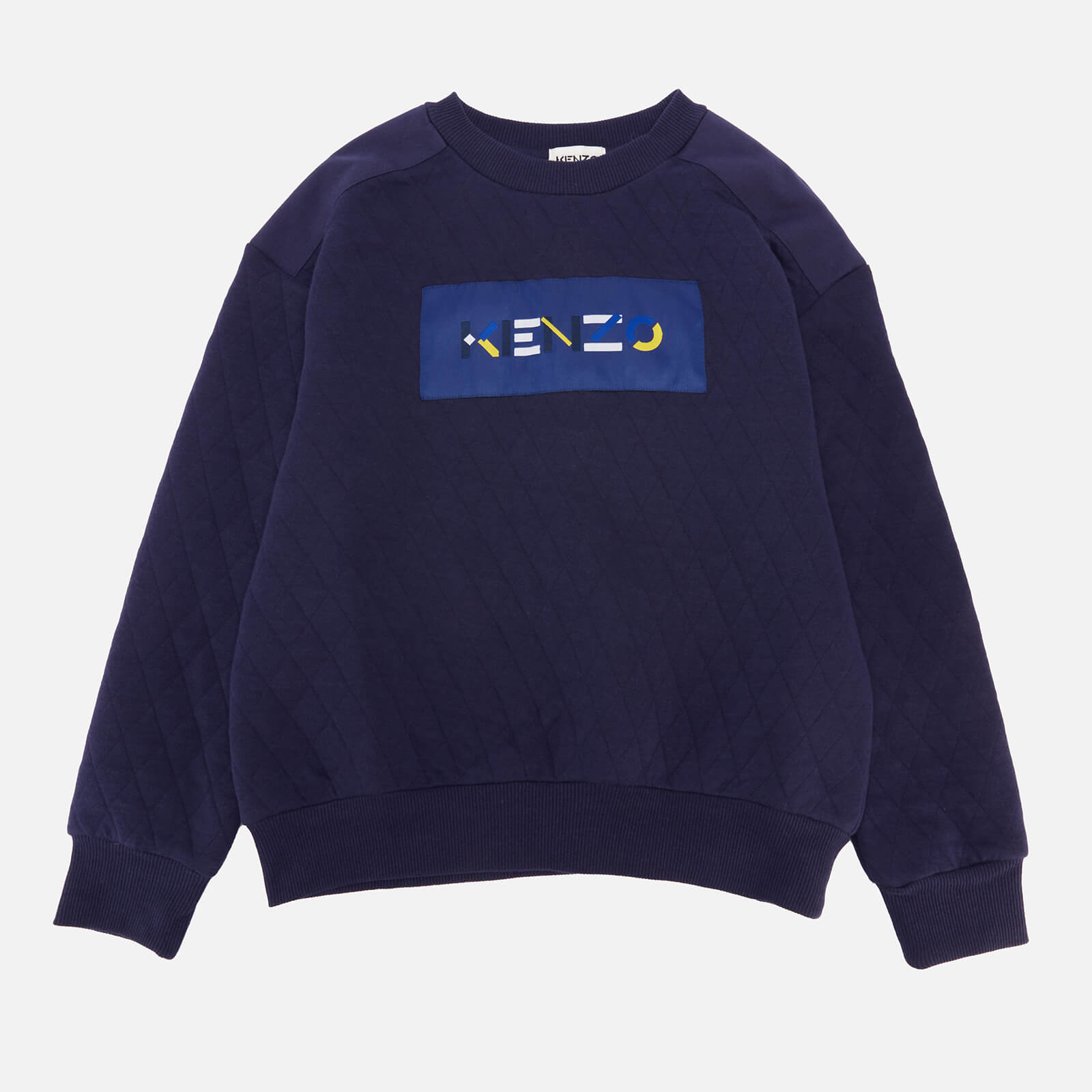 KENZO Boys' Logo Sweatshirt - Electric Blue - 12 Years