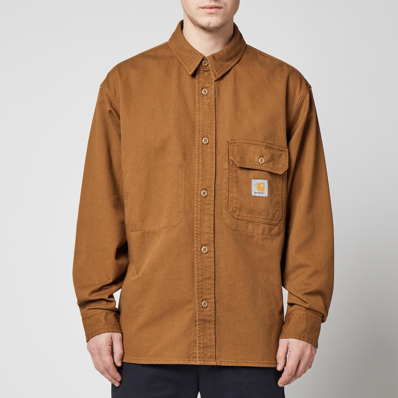 Carhartt WIP Men's Reno Shirt Jacket - Tawny Garment Dyed - L