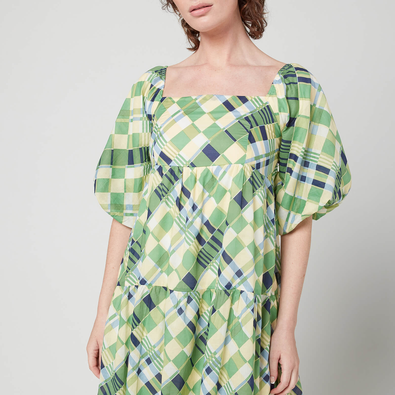 Faithfull The Brand Women's Falabelle Midi Dress - Billie Check Print - S