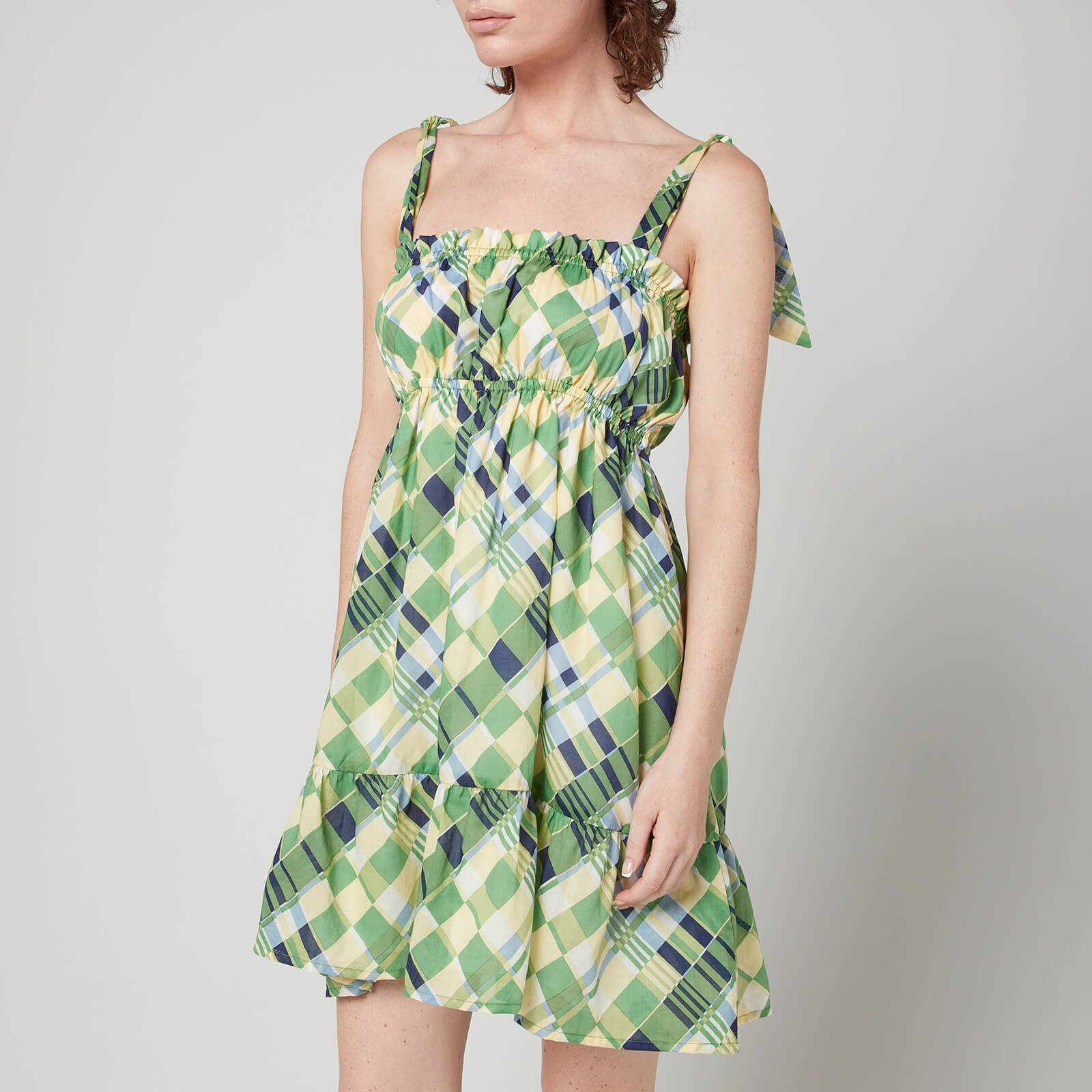 Faithfull The Brand Women's Elwood Mini Dress - Billie Check Print - S