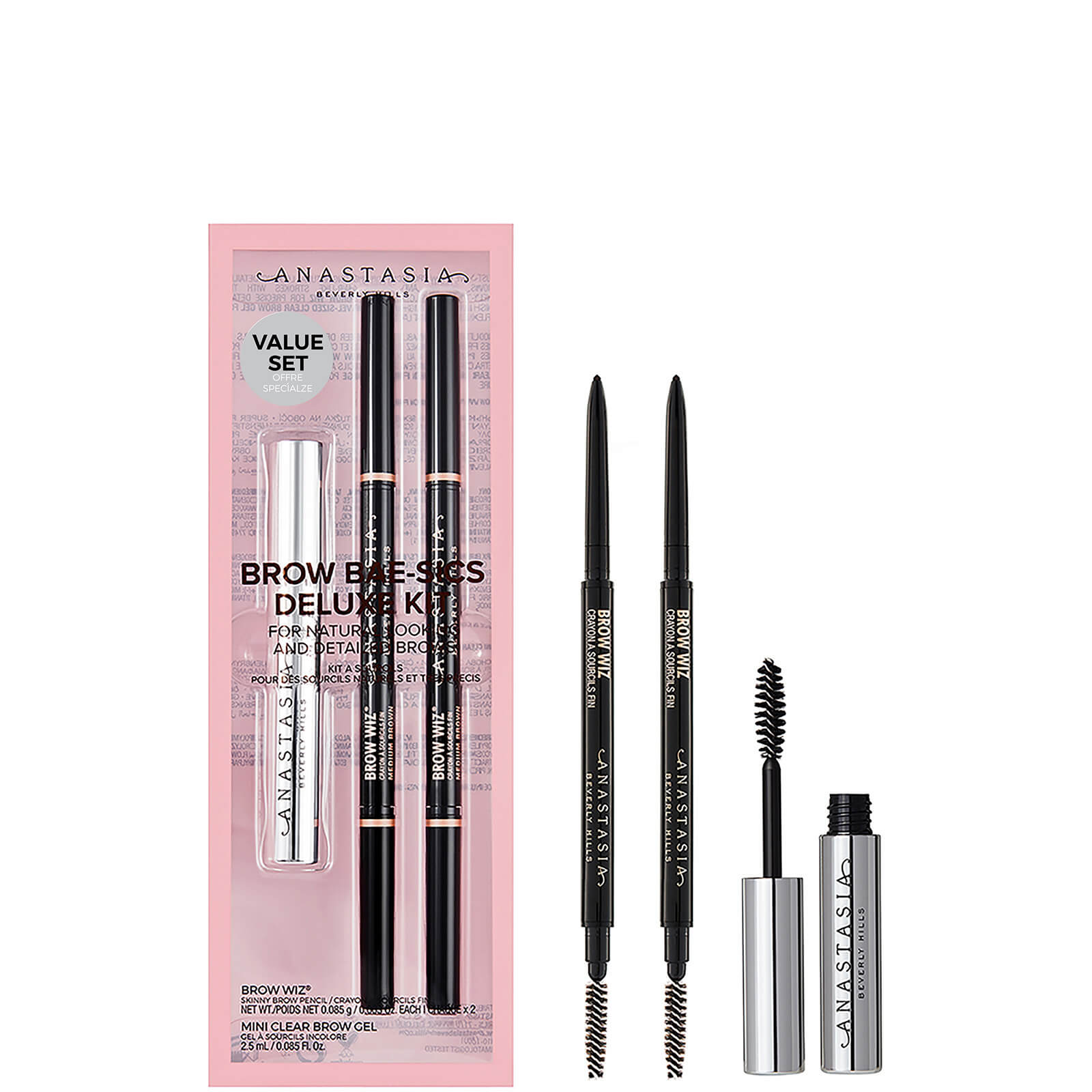 

Anastasia Beverly Hills Brow Bae-sics Deluxe Kit (Various Shades) - Ebony