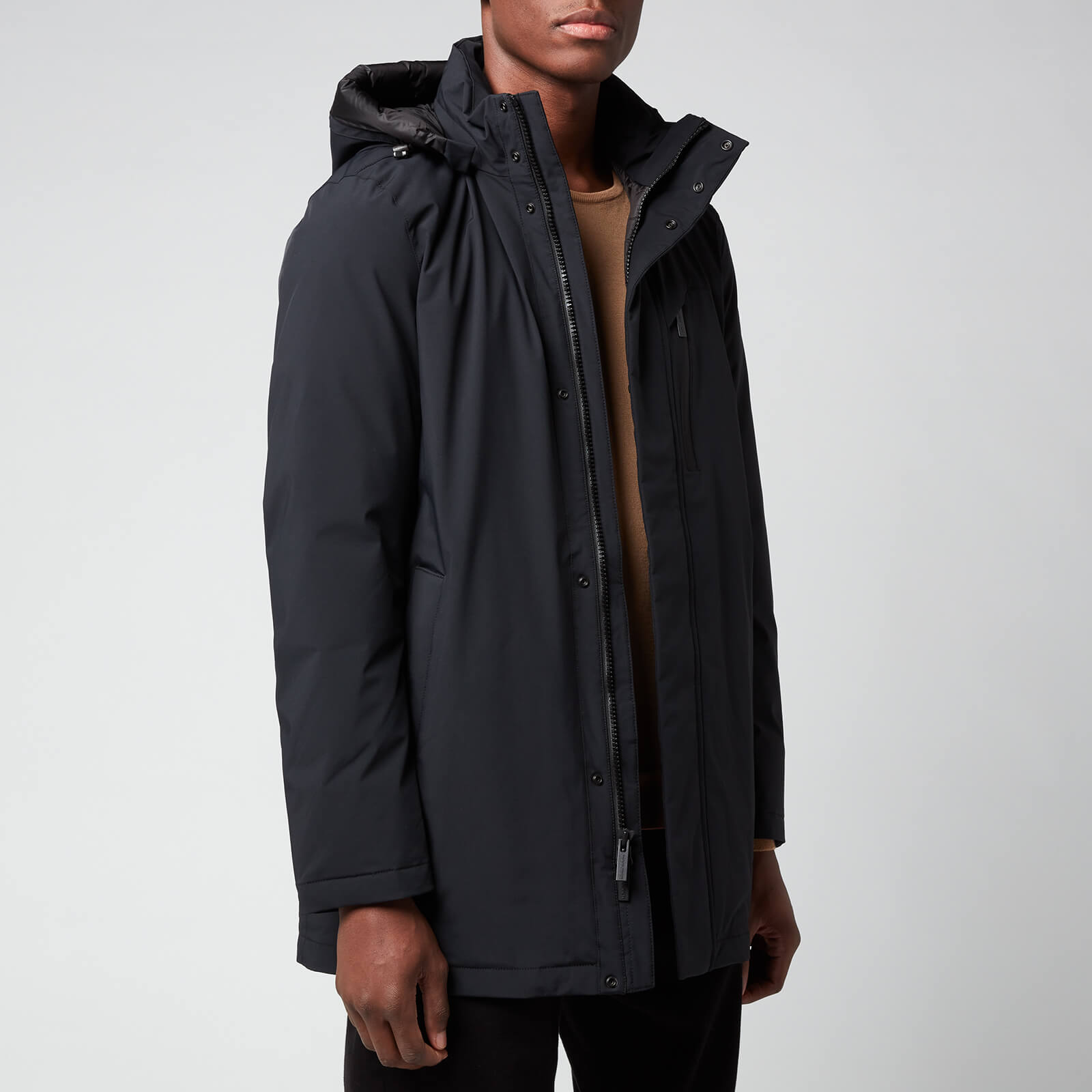 Woolrich Men's Mountain Stretch Parka - Black - L