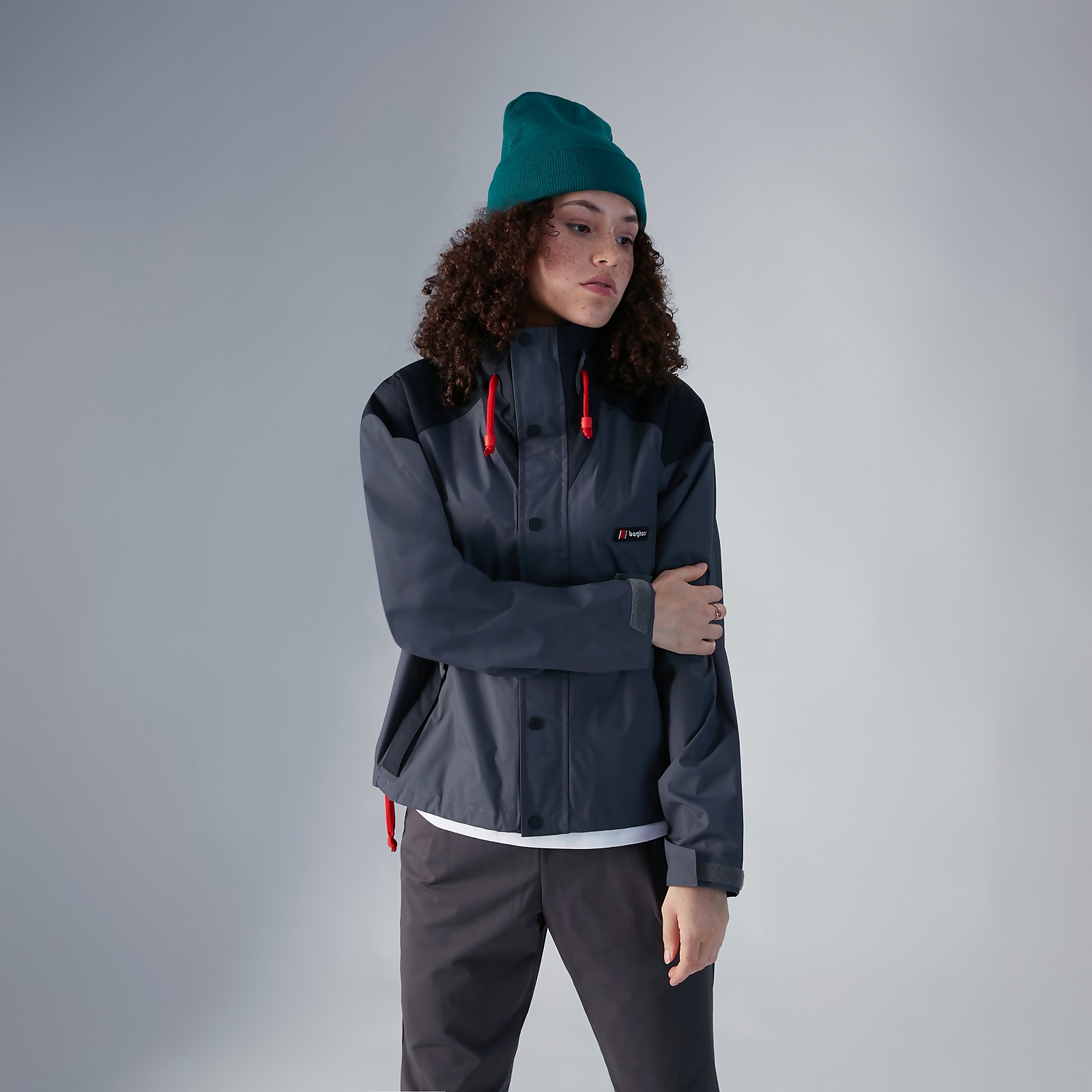 Berghaus Womens Mayeurvate Waterproof Jacket - Grey/Black