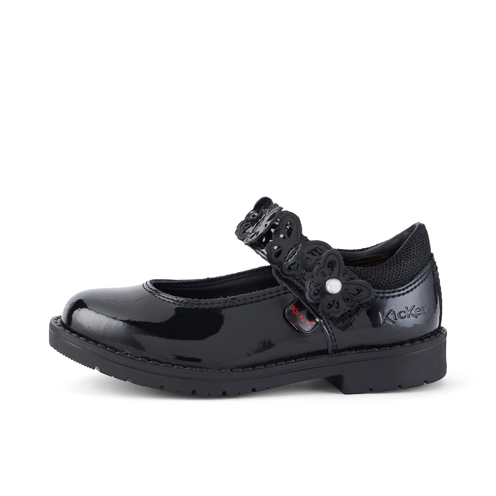 Infant Girls Lachly Butterfly Mj Patent Leather Black