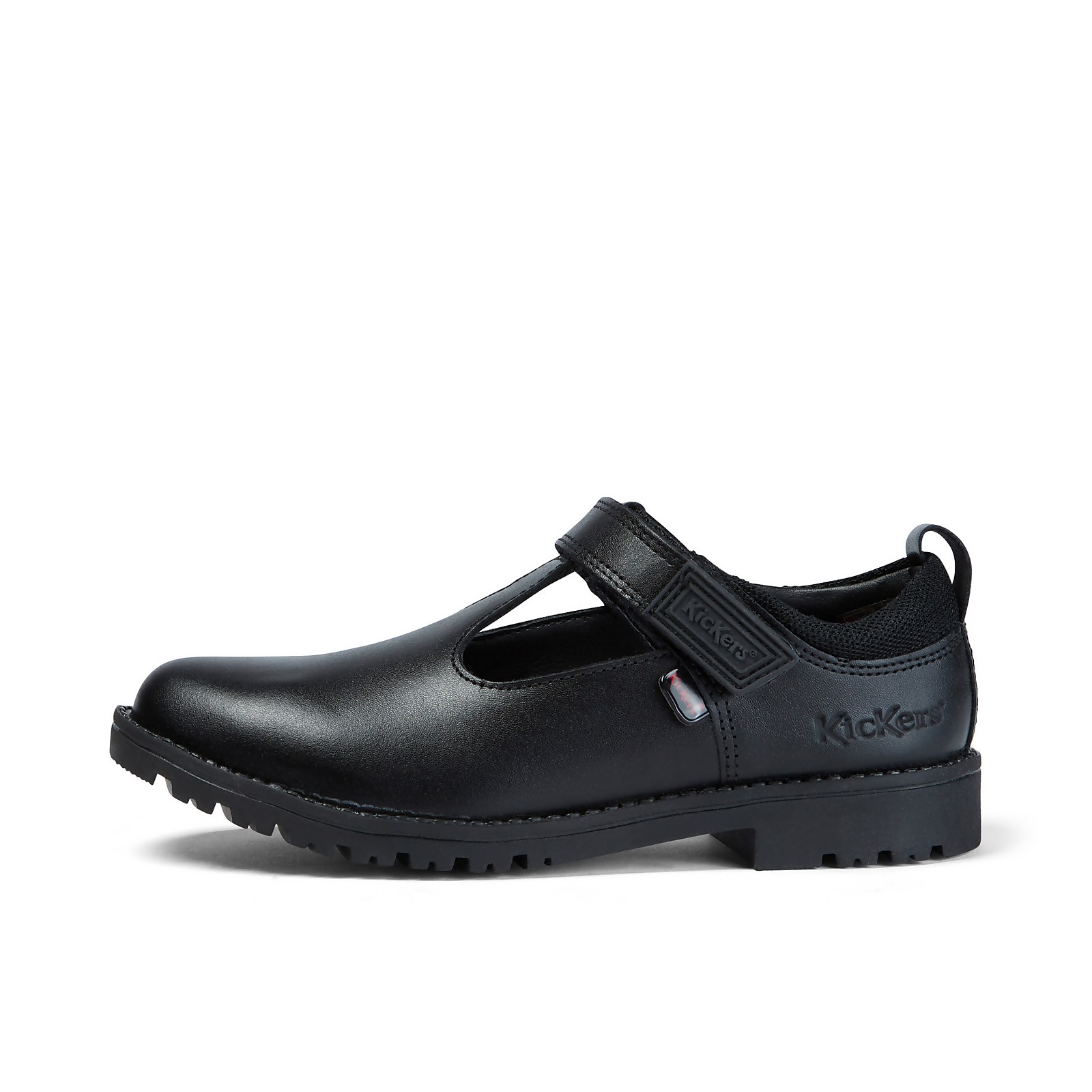 Junior Girls Lachly T-Bar Leather Black