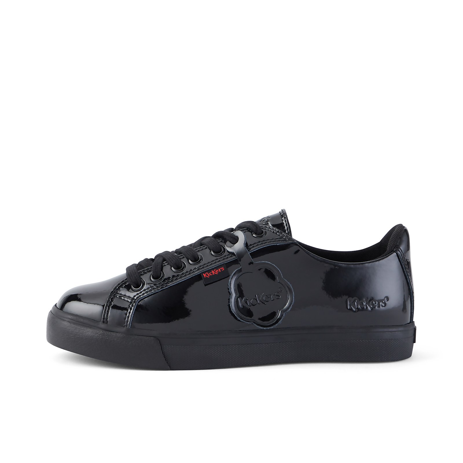 Adult Womens Tovni Lacer Patent Leather Black
