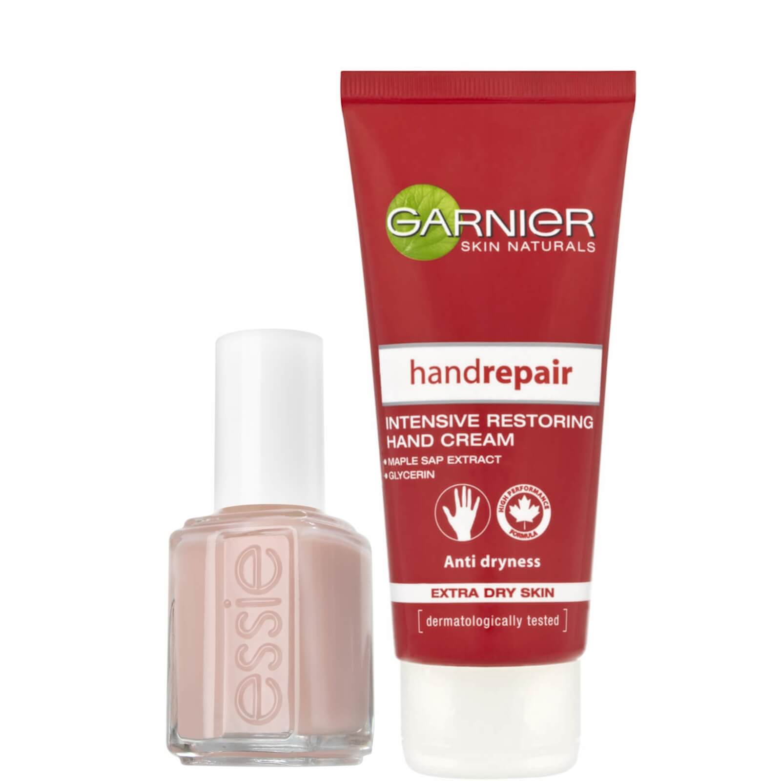 

essie X Garnier Набор крем для рук и лак для ногтей