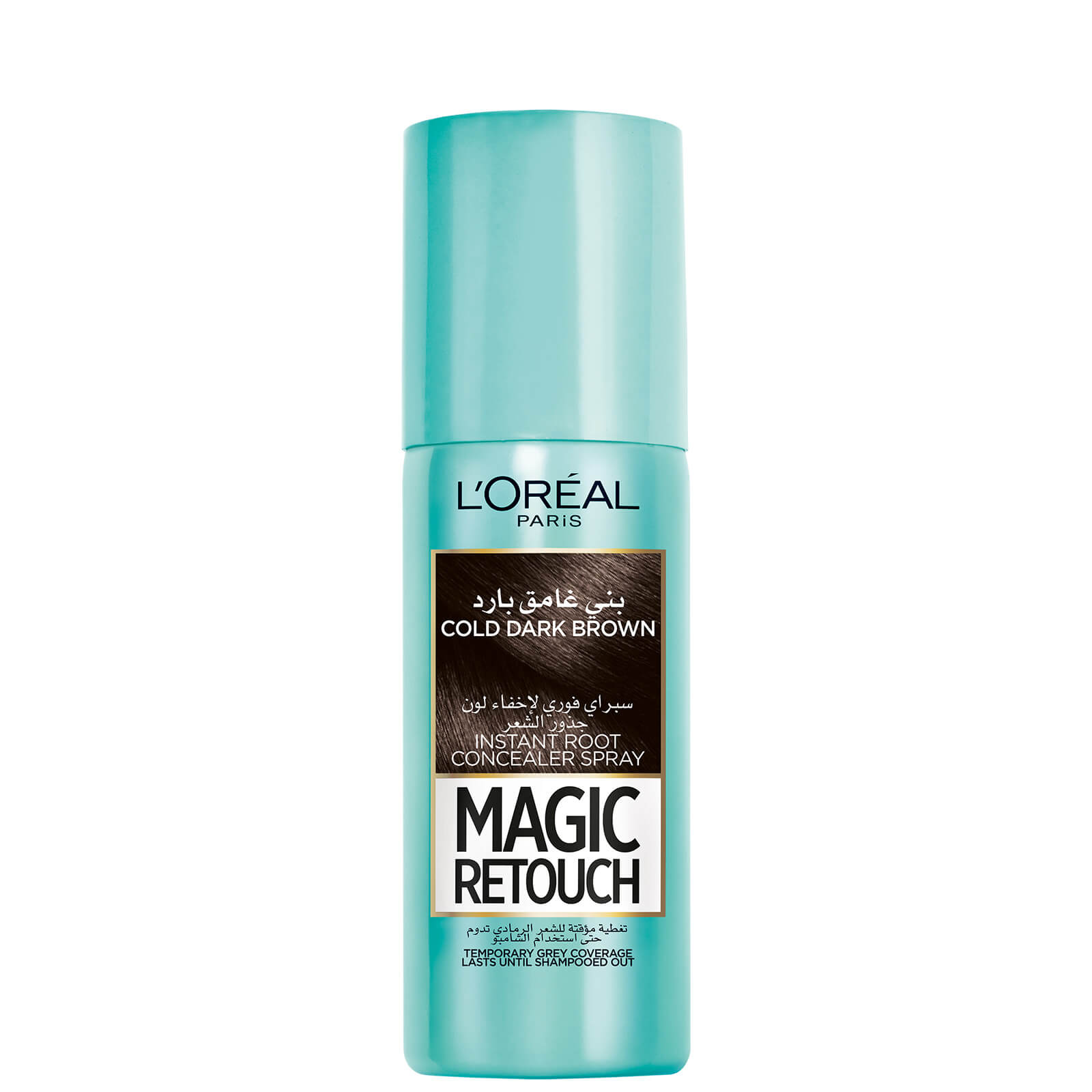 

L'Oreal Paris Magic Retouch Instant Root Concealer Spray 208G (Various Colours) - Cold Dark Brown