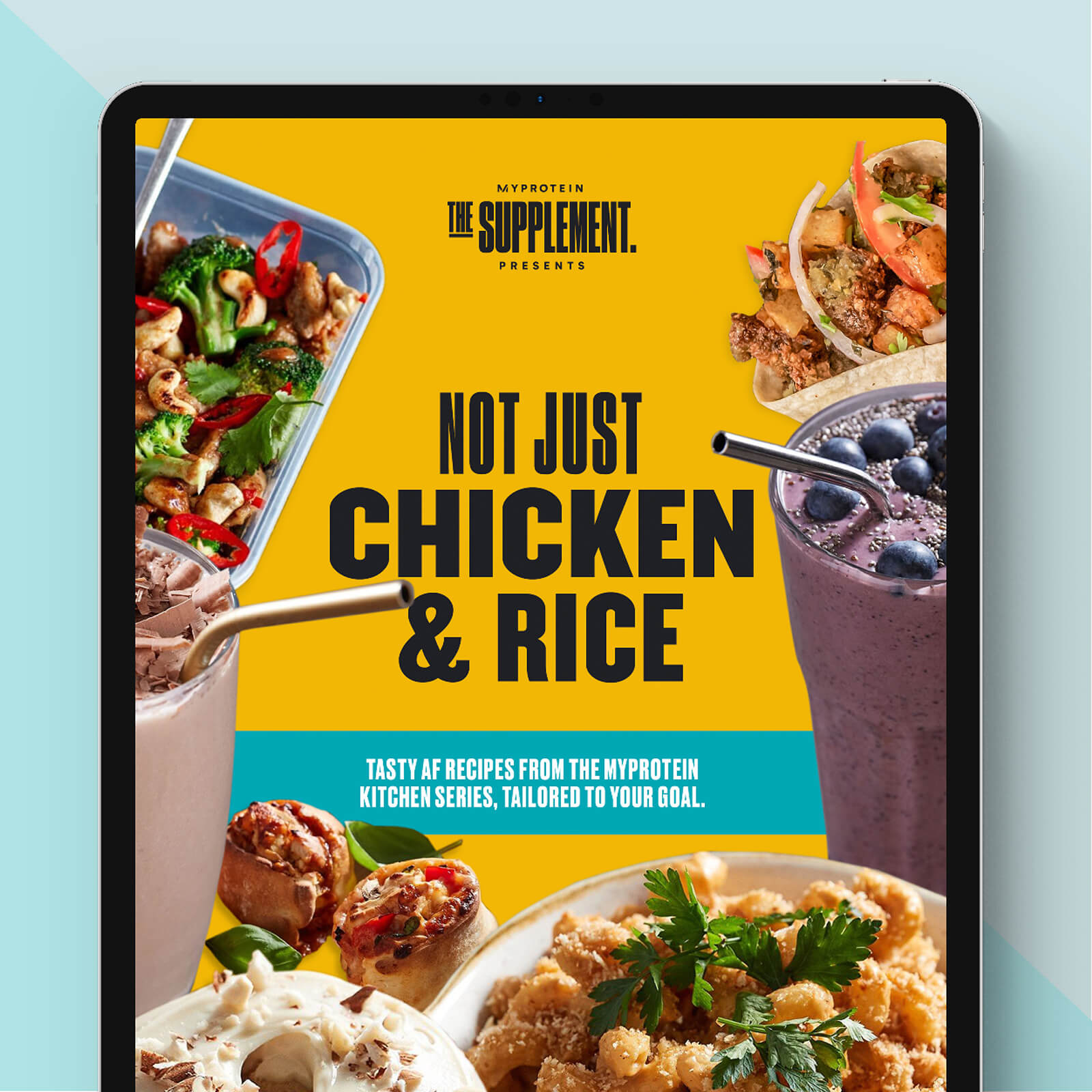 Myprotein Digital Recipe Book: Not Just Chicken & Rice + Digital Magazine Subscription