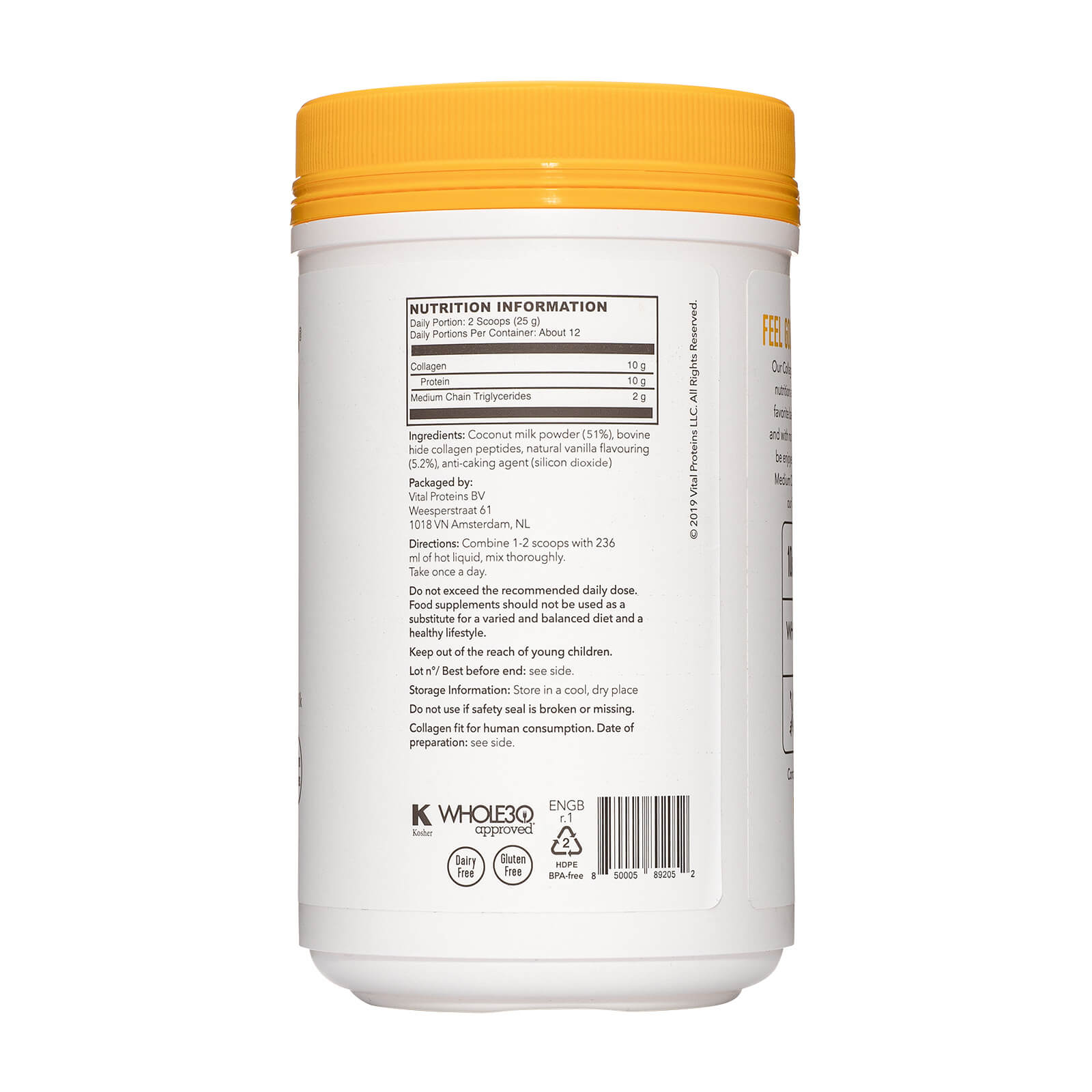 Collagen Creamer - Vanilla Subscription 557 - Delivery Every 4 Months