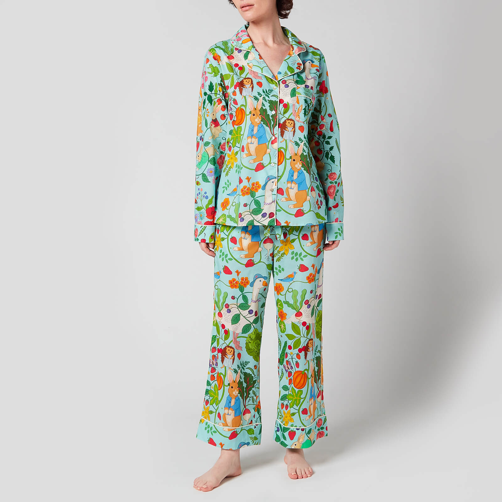 Karen Mabon Women's Karen Mabon X Peter Rabbit Pyjamas - Sky Blue - XS