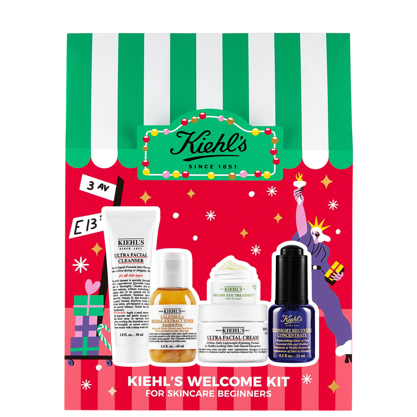 Coffret de bienvenue Kiehl's (d'une valeur de £65.00)