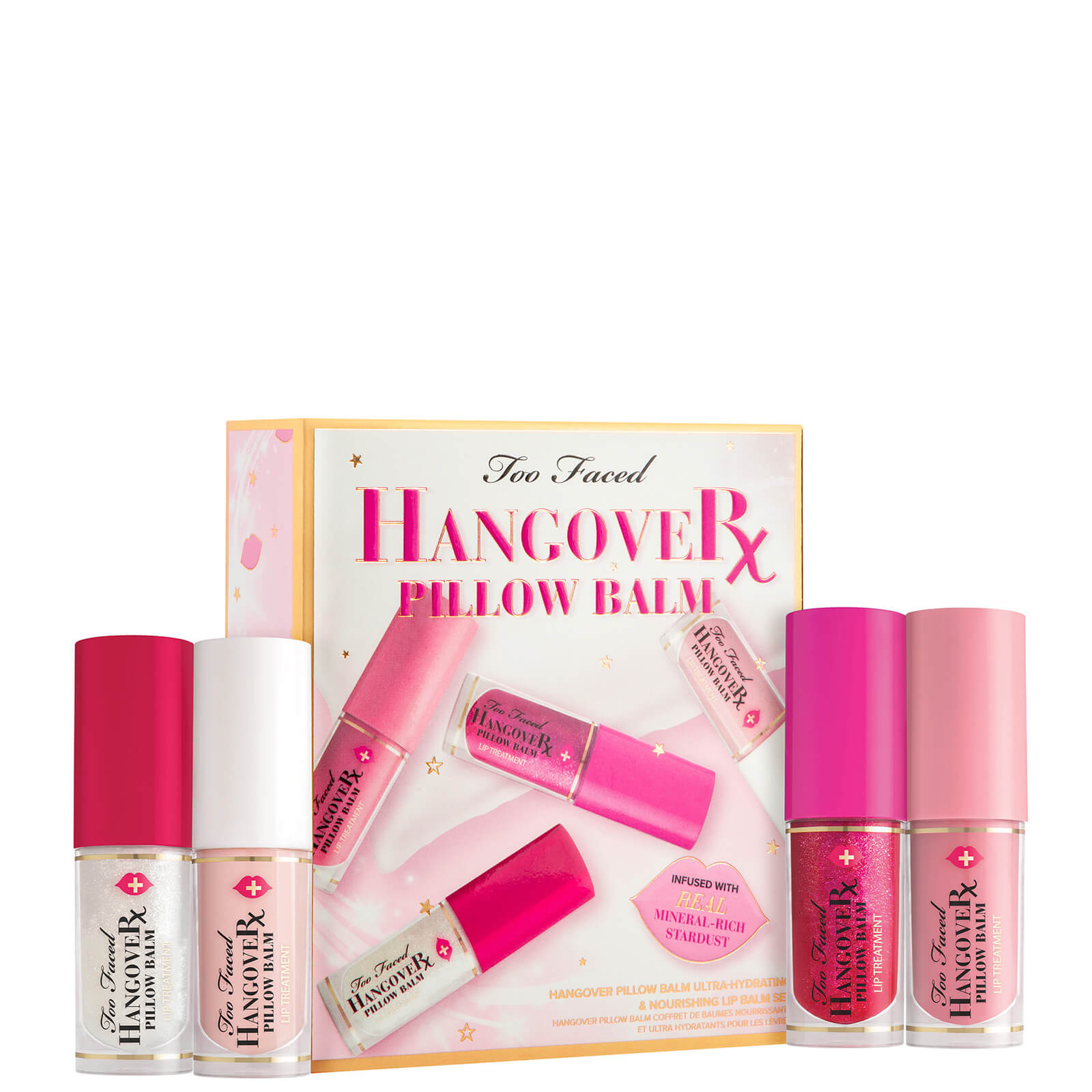 

Too Faced Limited Edition Hangover Pillow Balm Lip Treatment Set (Стоимость £48.00)