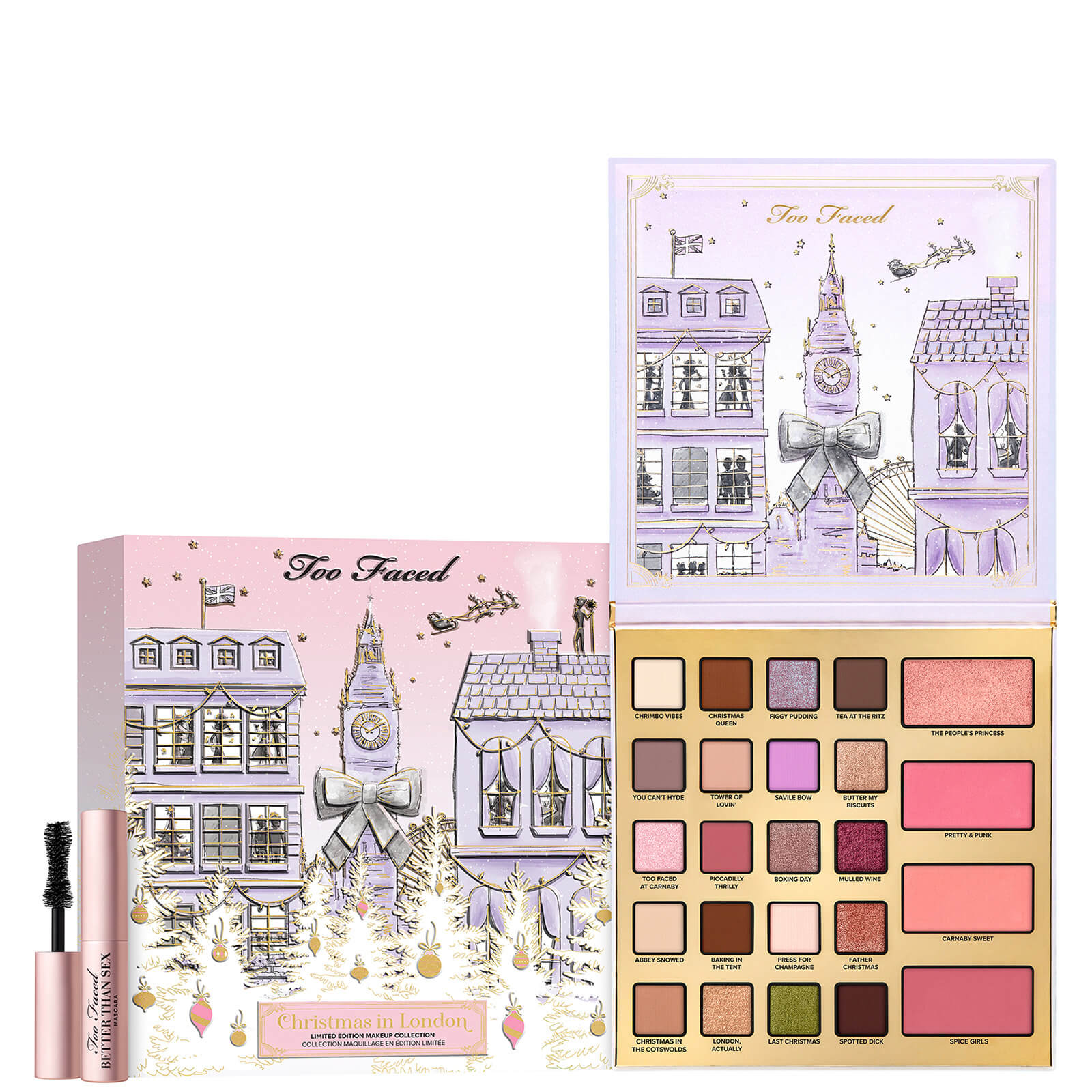 Set de maquillage Too Faced Limited Edition Christmas in London