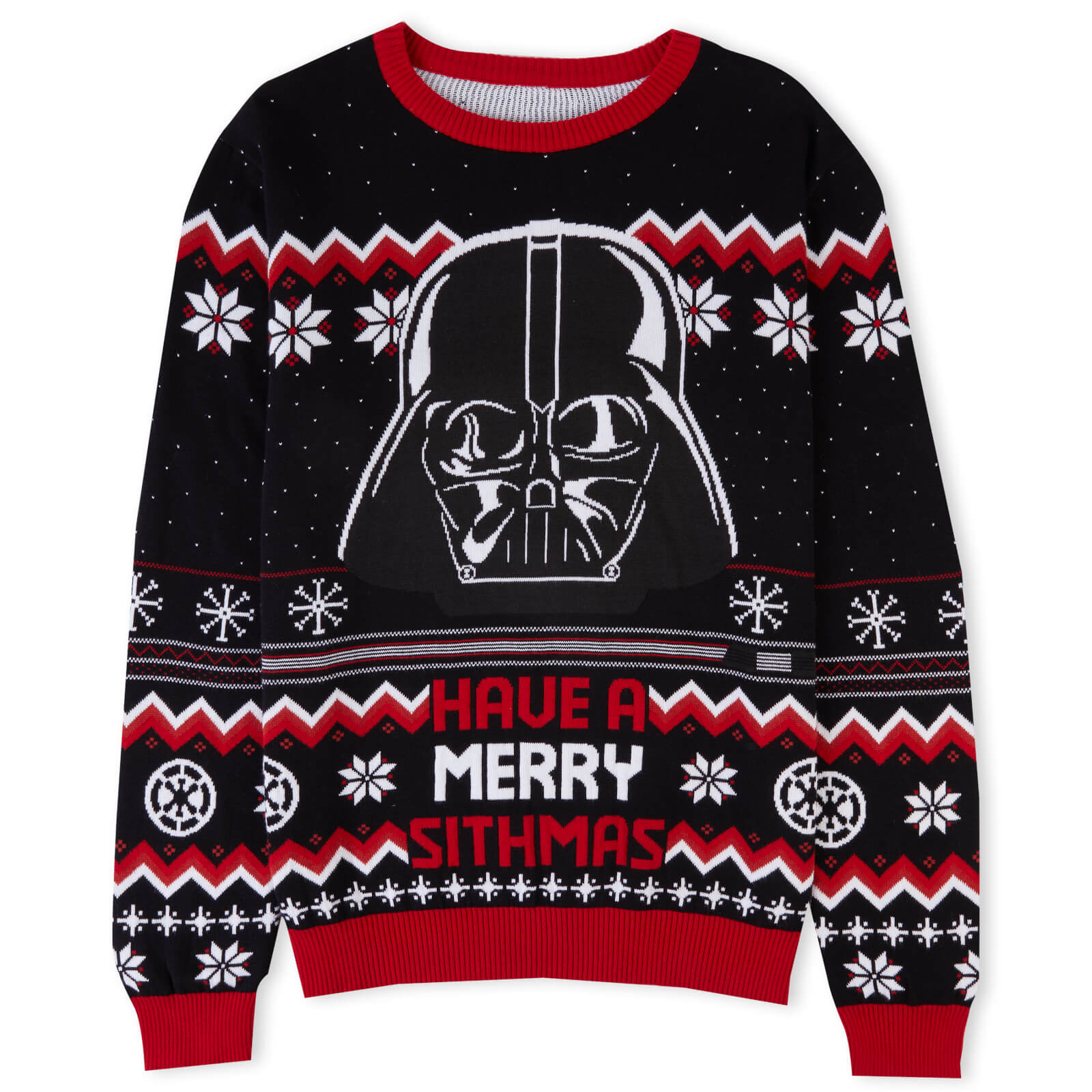 Have a Merry Sithmas Christmas Knitted Jumper Black - L