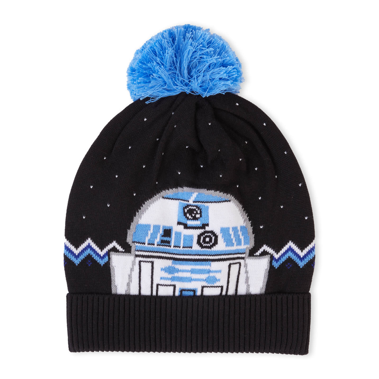 Merry Force Be With You Christmas Beanie Black