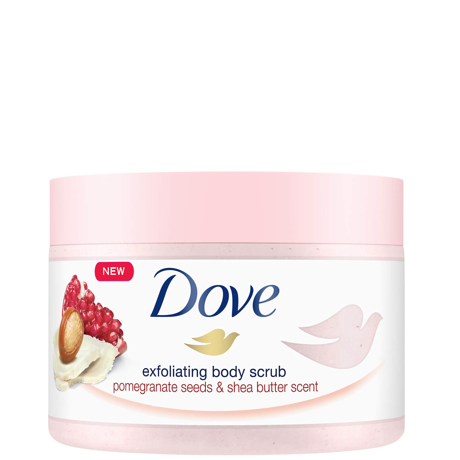 

Dove Exfoliating Body Scrub Pomegranate Seeds 225ml