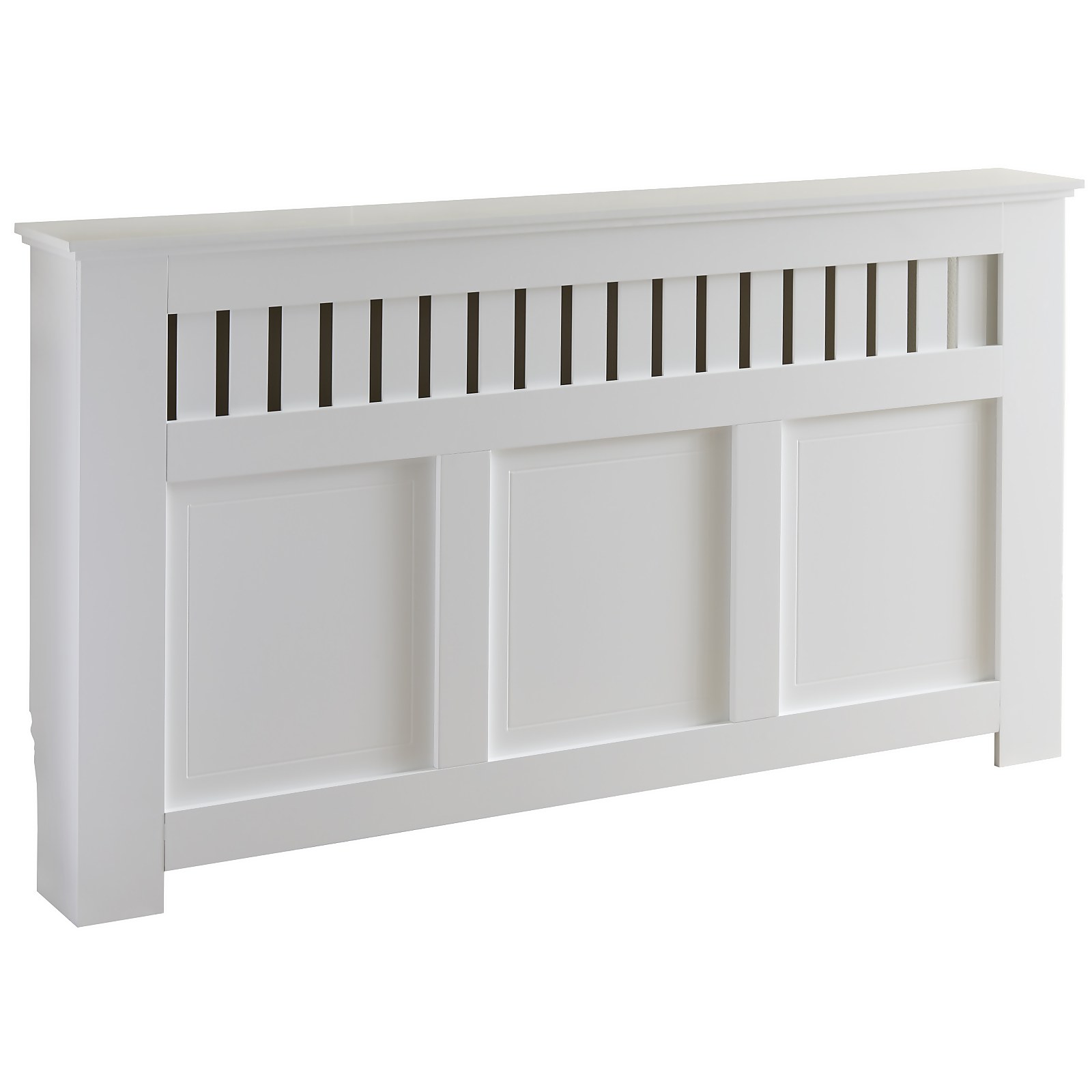 Photo of Country Style Large Radiator Cabinet - White