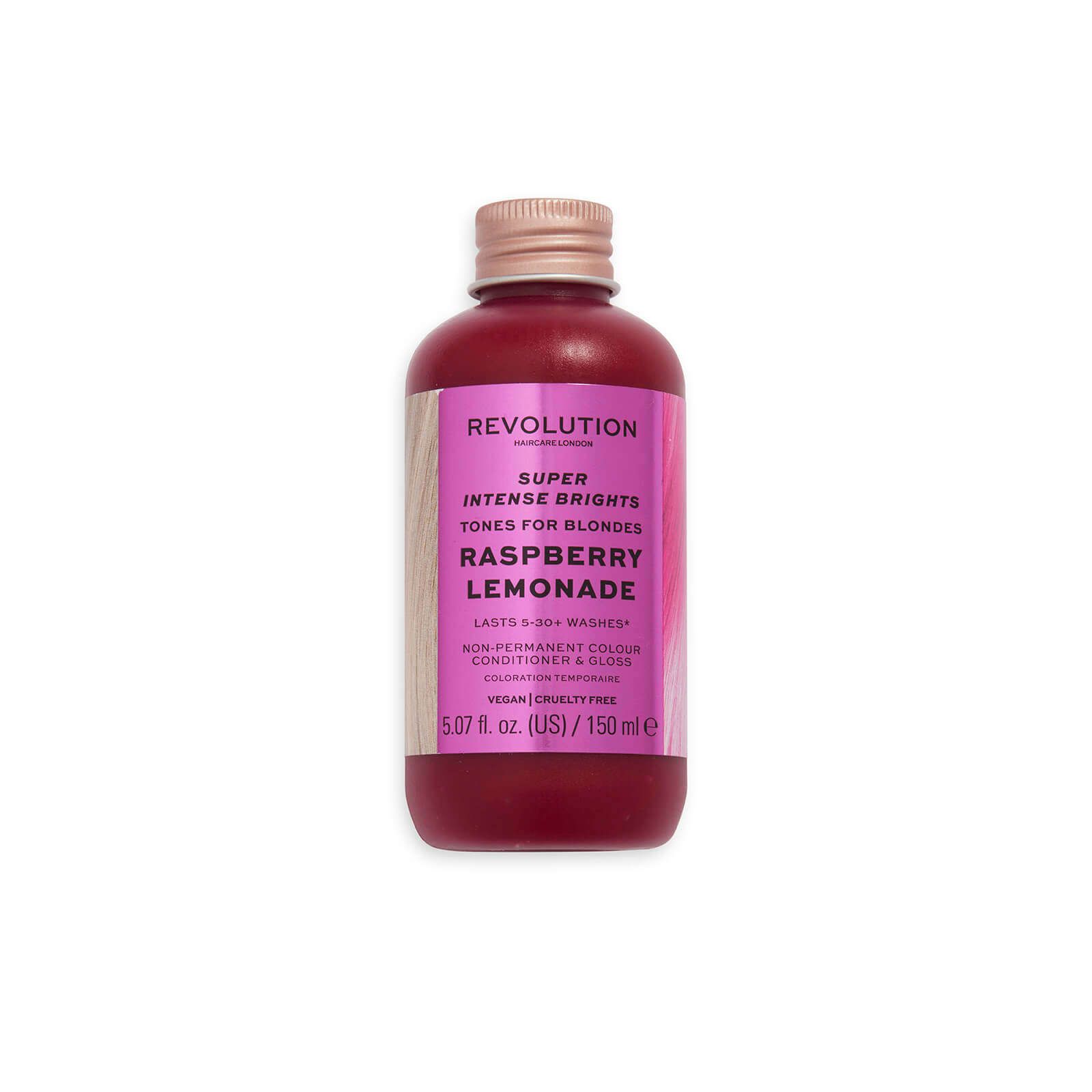

Revolution Haircare Hair Tones for Blondes 150ml (Various Shades) - Raspberry Lemonade