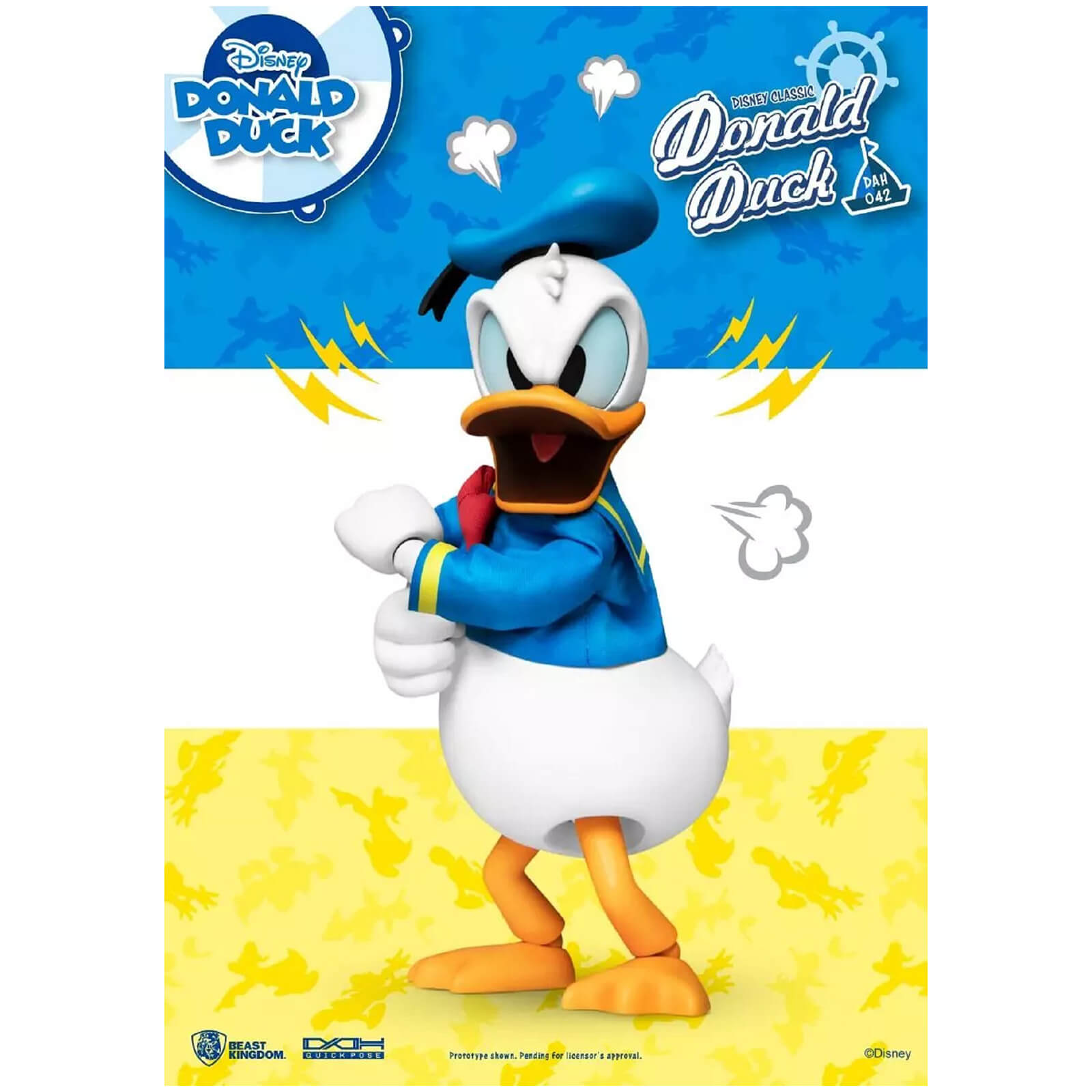 Beast Kingdom Disney Classic Dynamic 8ction Heroes Figure - Donald Duck