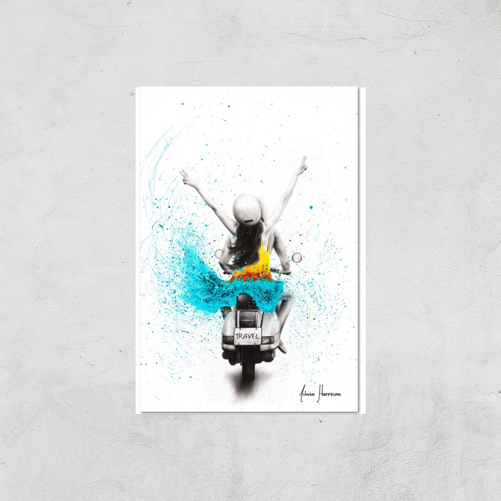 Travel Awaits Giclee Art Print - A3 - Print Only