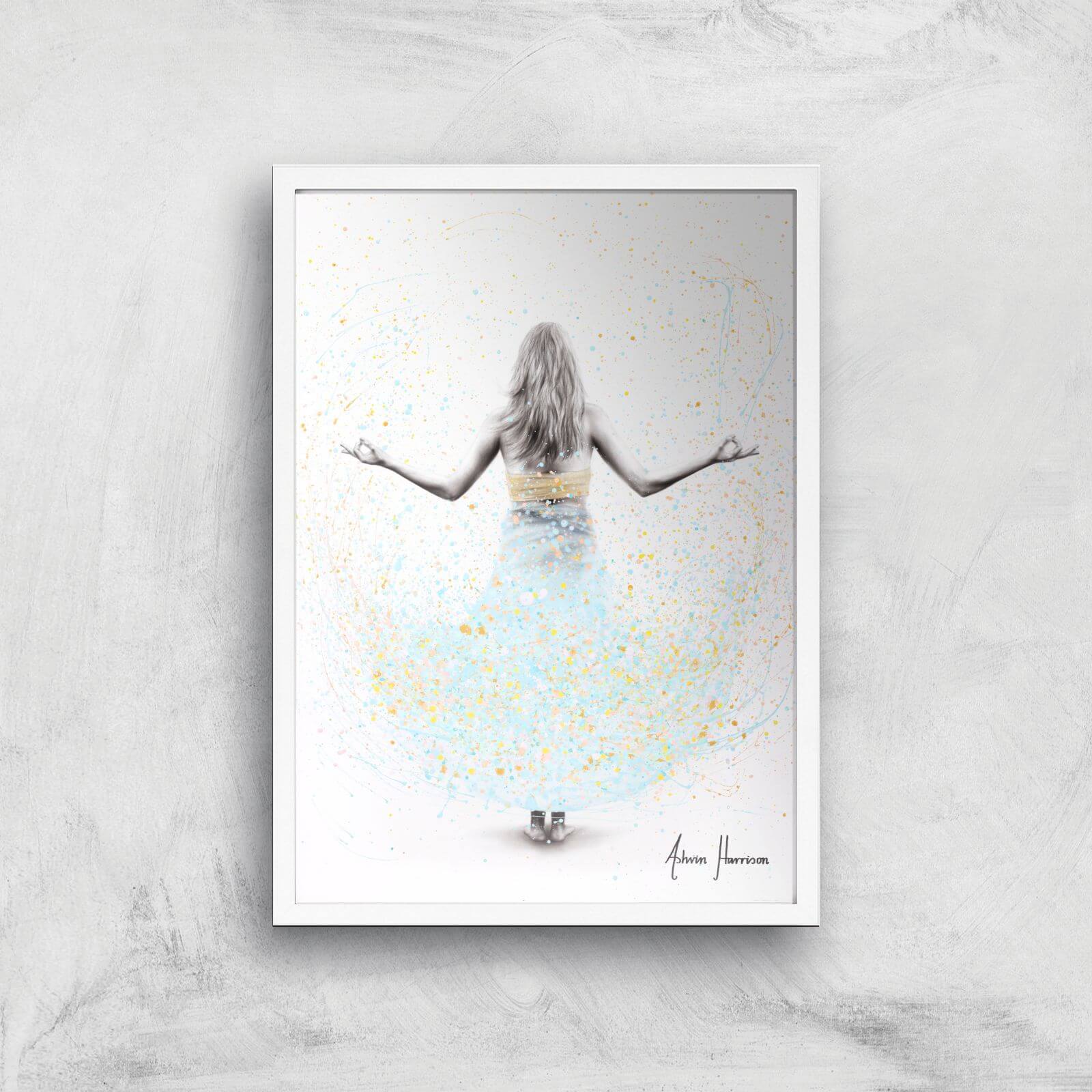 Morning Balance Giclee Art Print - A2 - White Frame