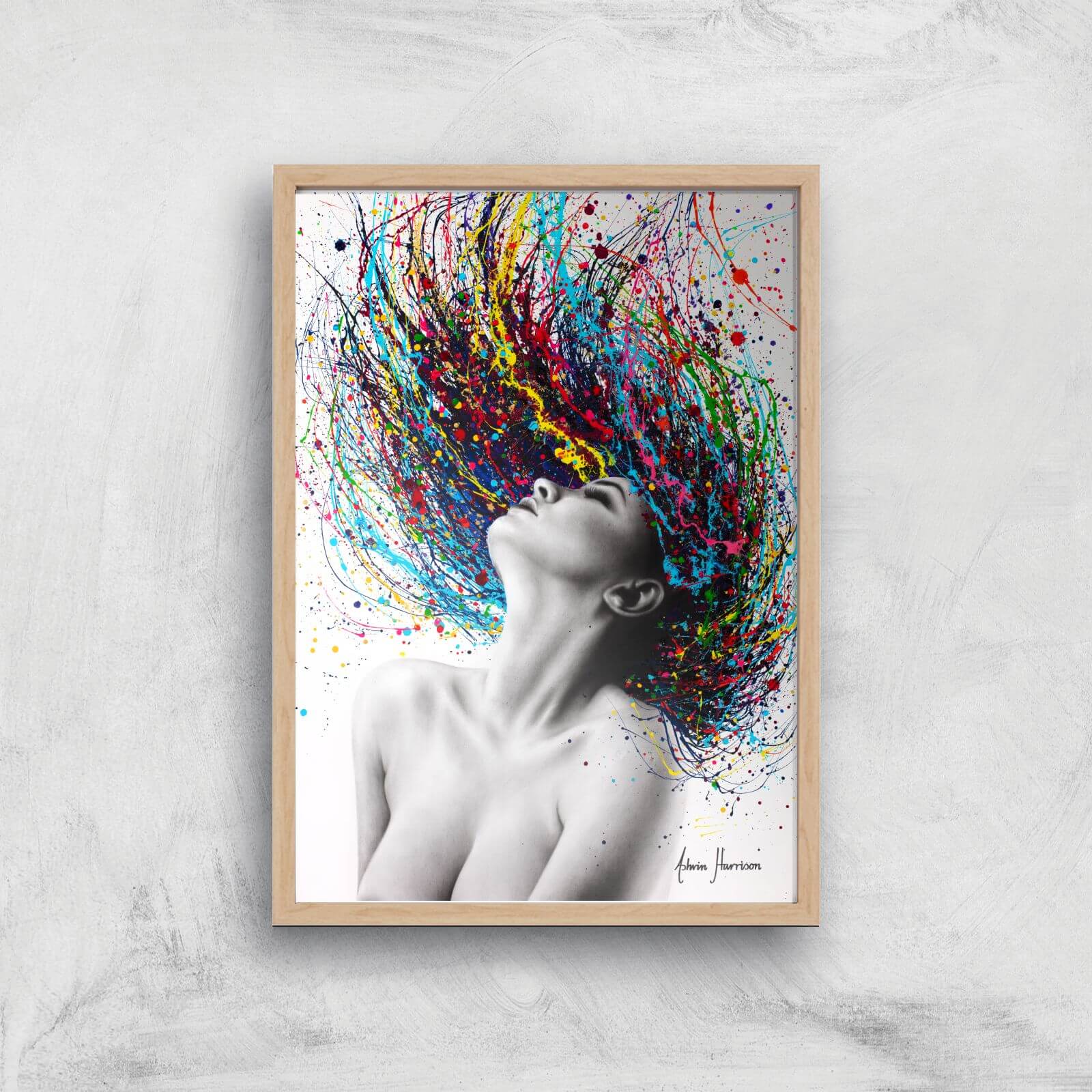 Believe In Tomorrow Giclee Art Print - A4 - Wooden Frame