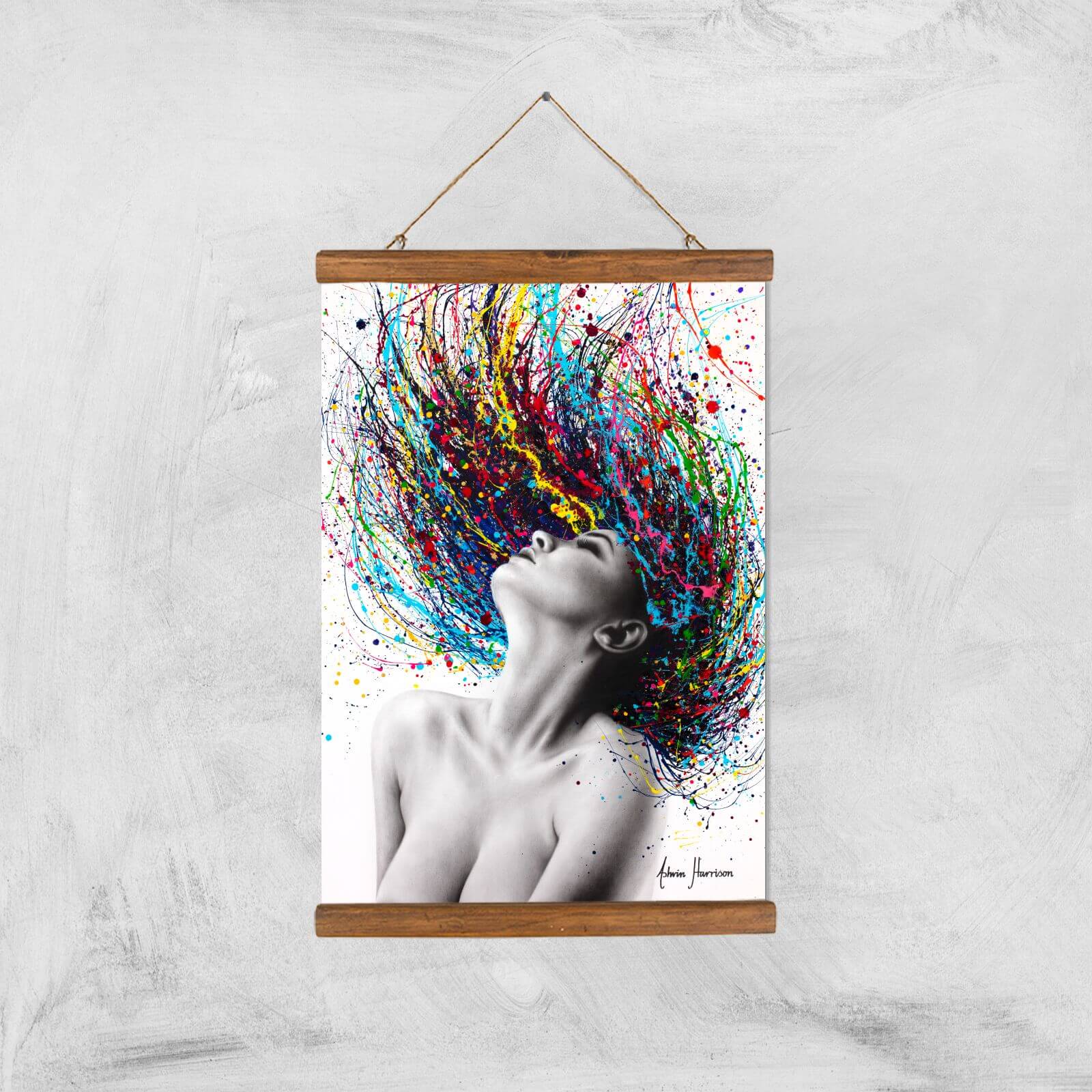 Believe In Tomorrow Giclee Art Print - A3 - Wooden Hanger