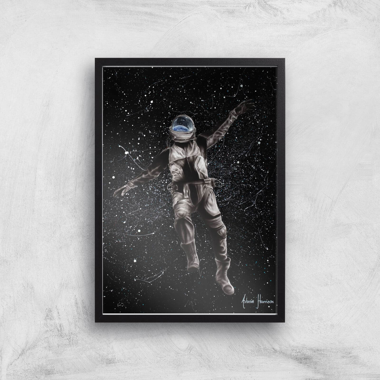 A New Adventure Giclee Art Print - A4 - Black Frame
