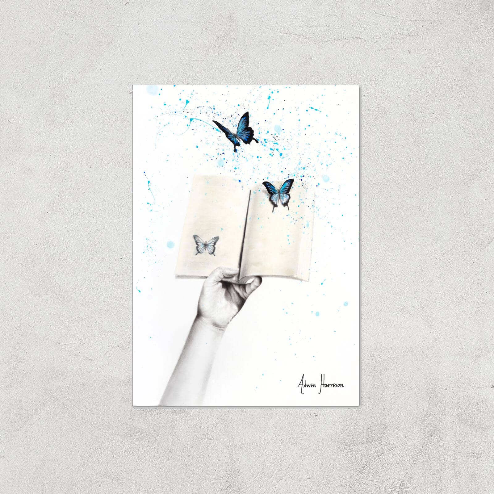 A Sense Of Butterfly Fiction Giclee Art Print - A4 - Print Only
